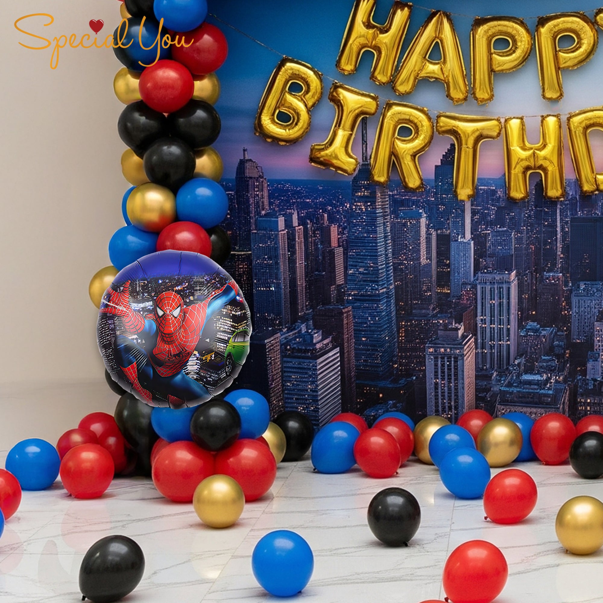 Spiderman’s City Skyline Celebration Decor