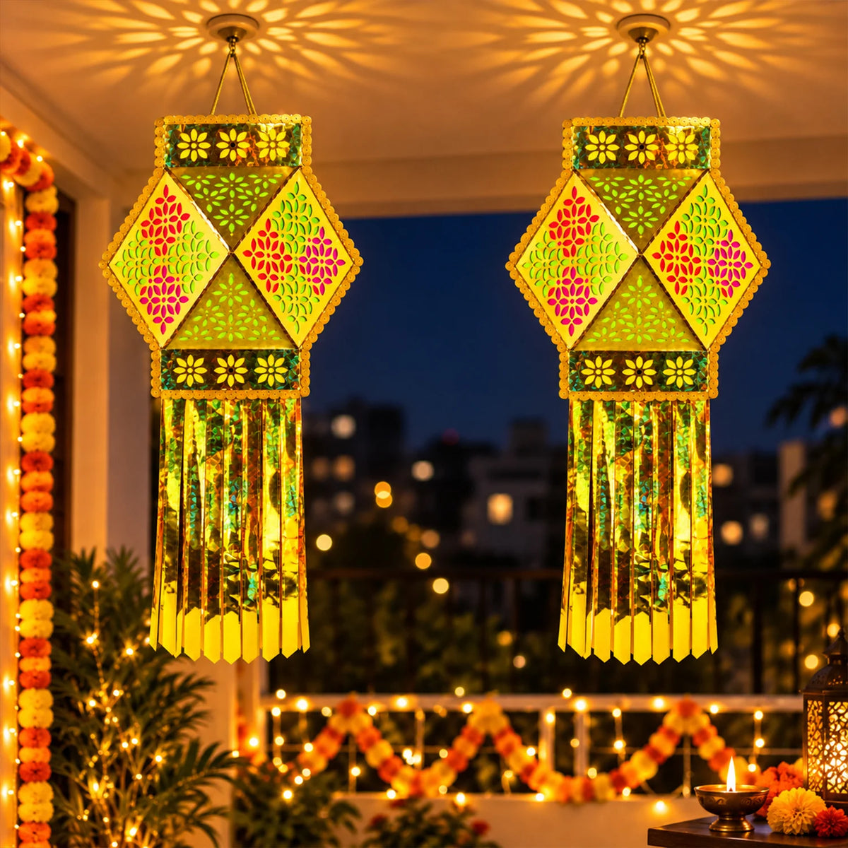DIY Golden Kandil Kit for Diwali Decoration for Home