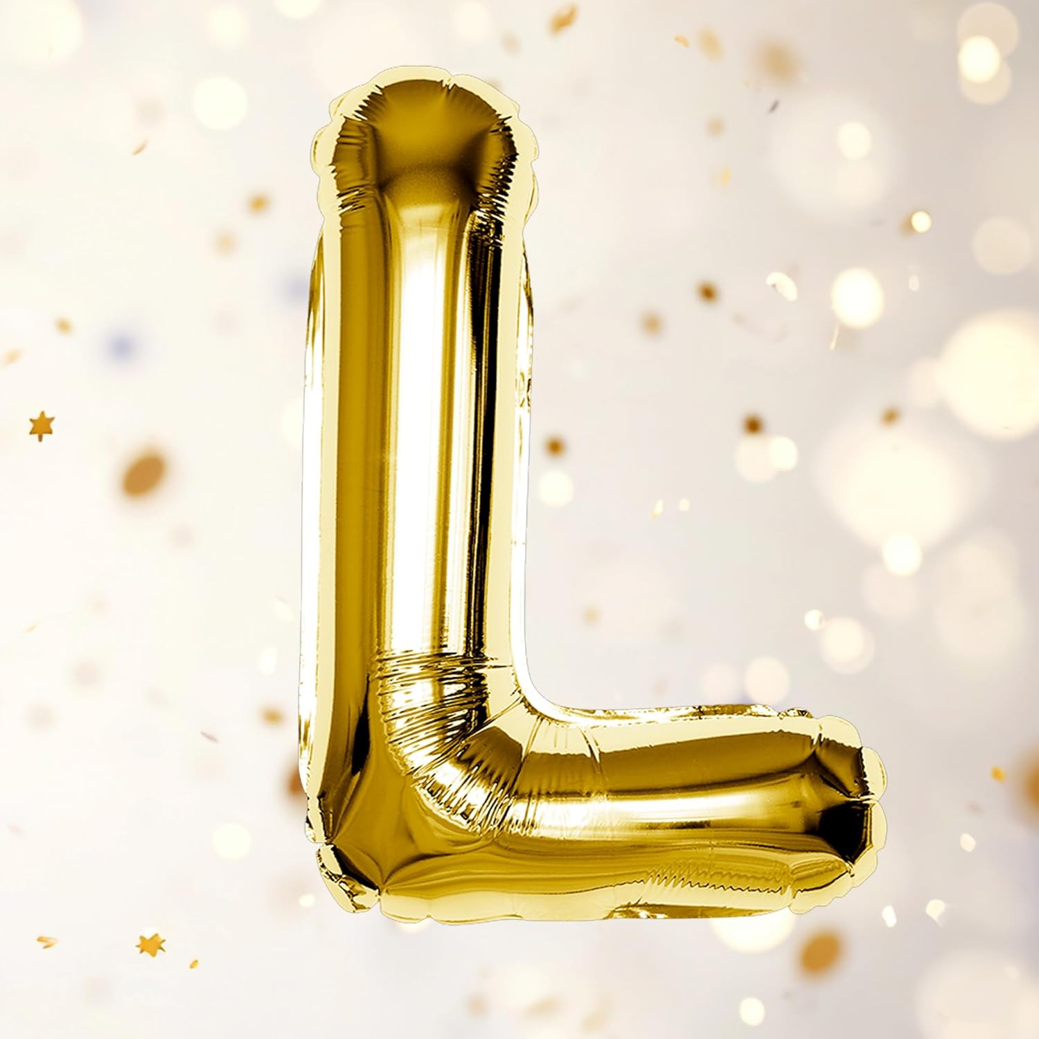 Gold L Letter Foil Balloon