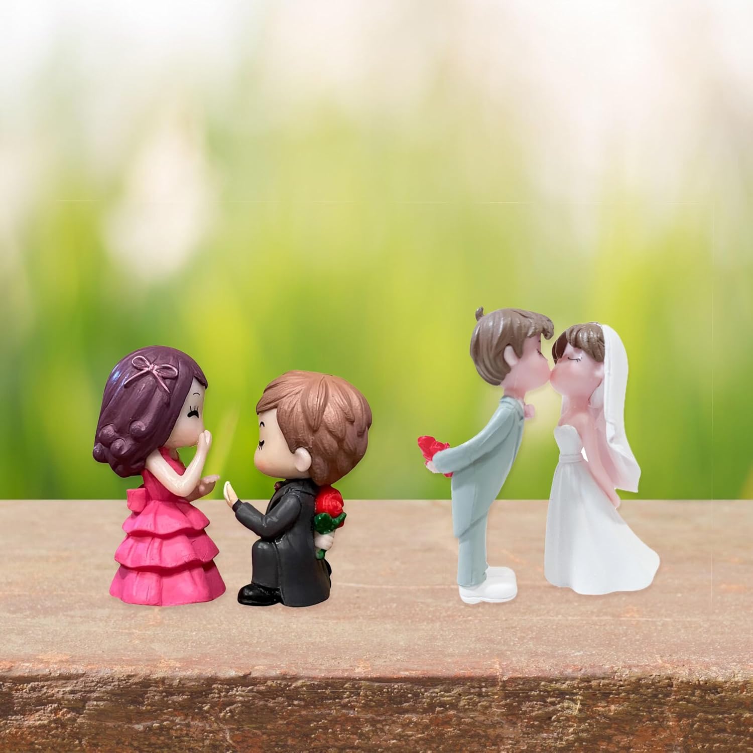 Propose & Wedding Couple Miniature Combo