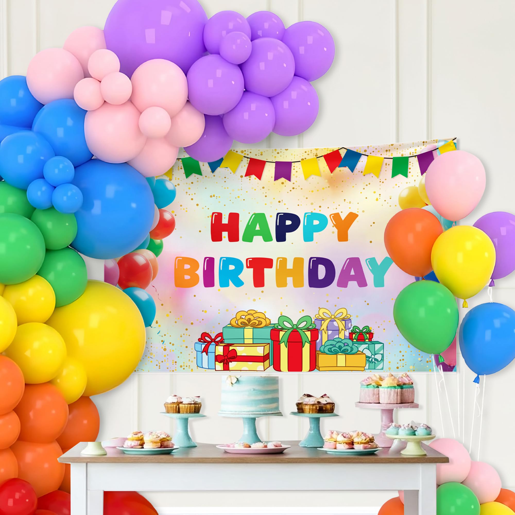 Multicolor Balloons Decoration Kit