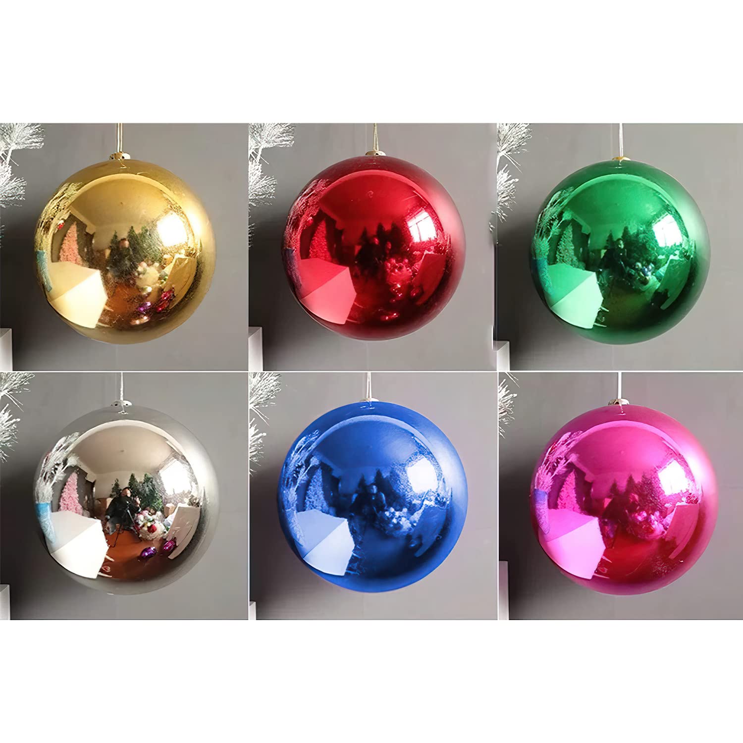 Multicolor Ornaments for Christmas Decoration