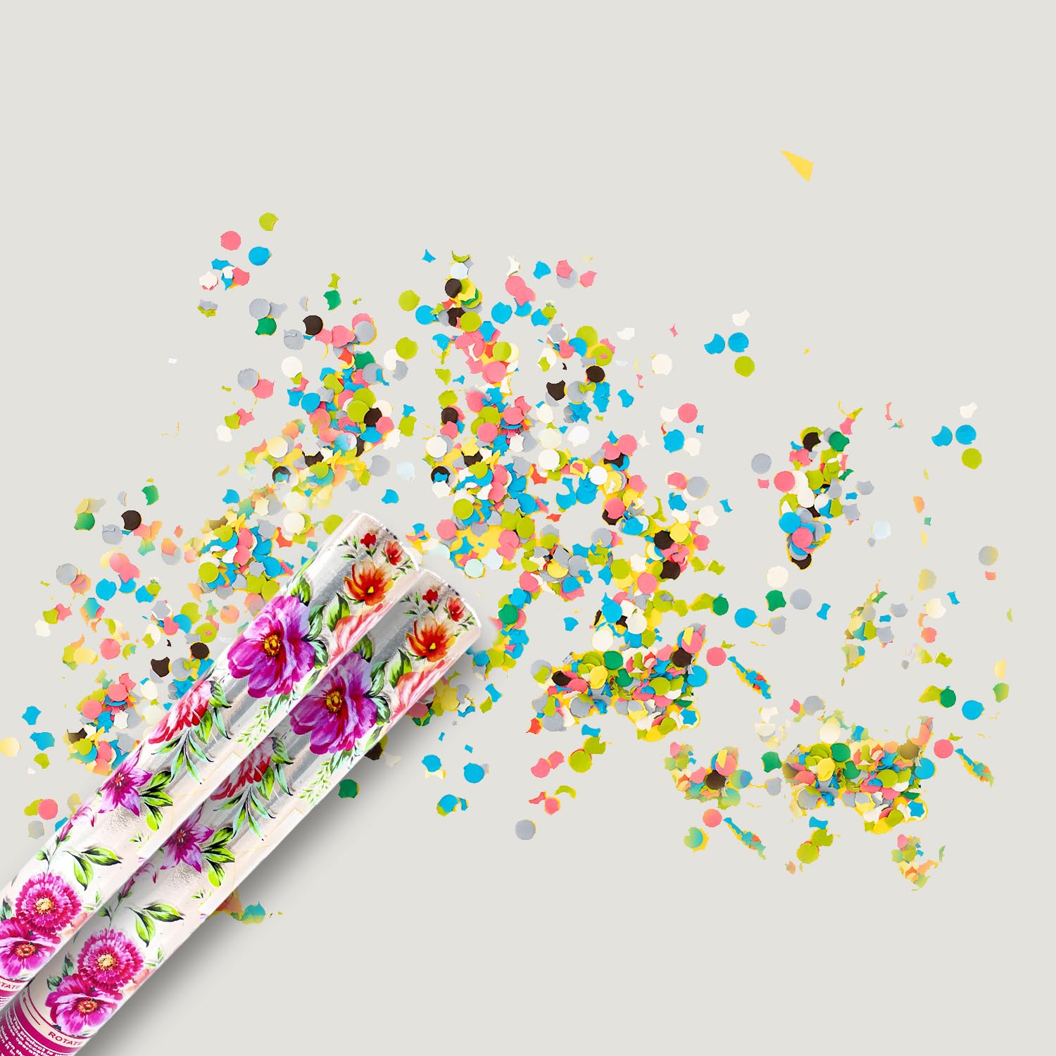 Pack of 3 Multicolor party popper