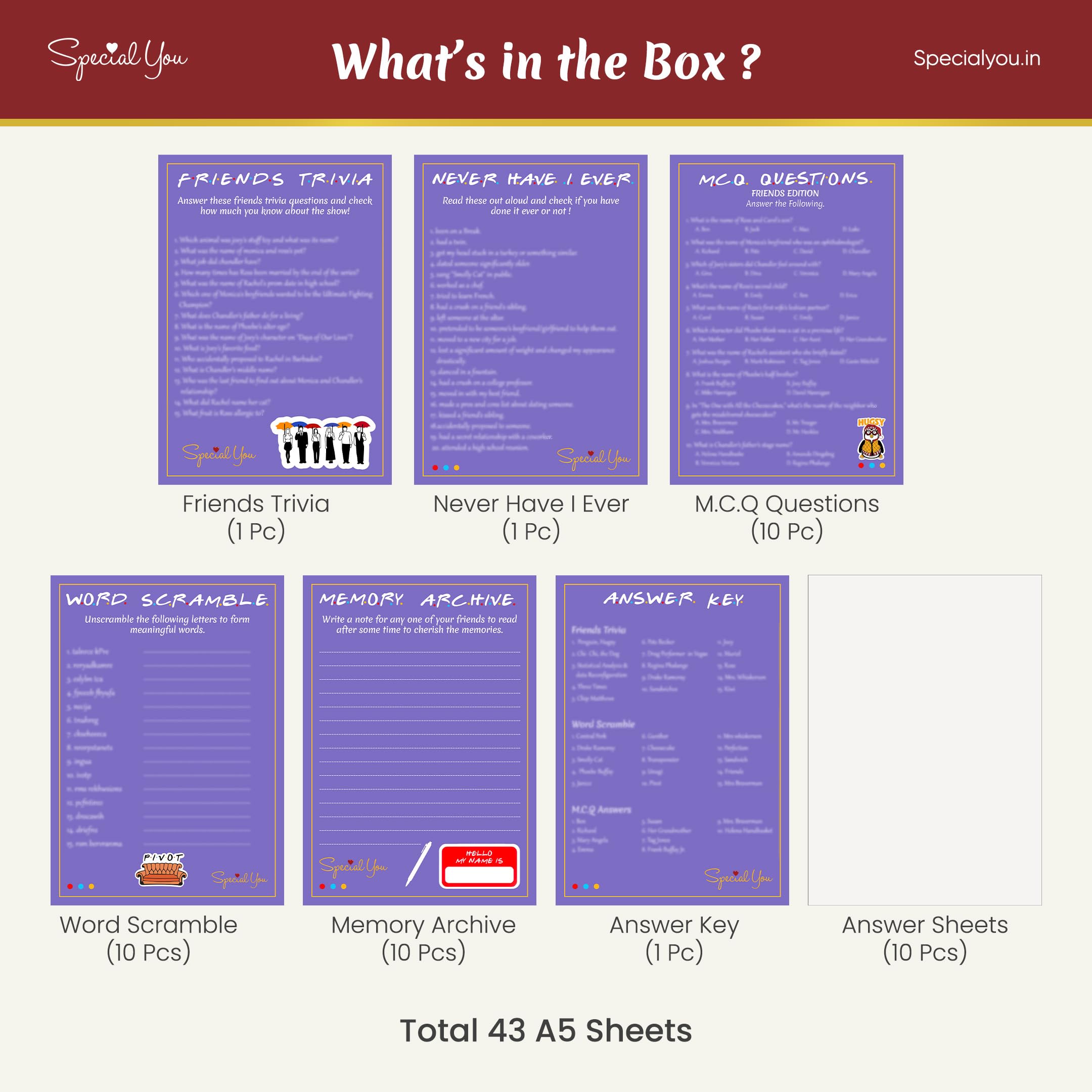 friends trivia games