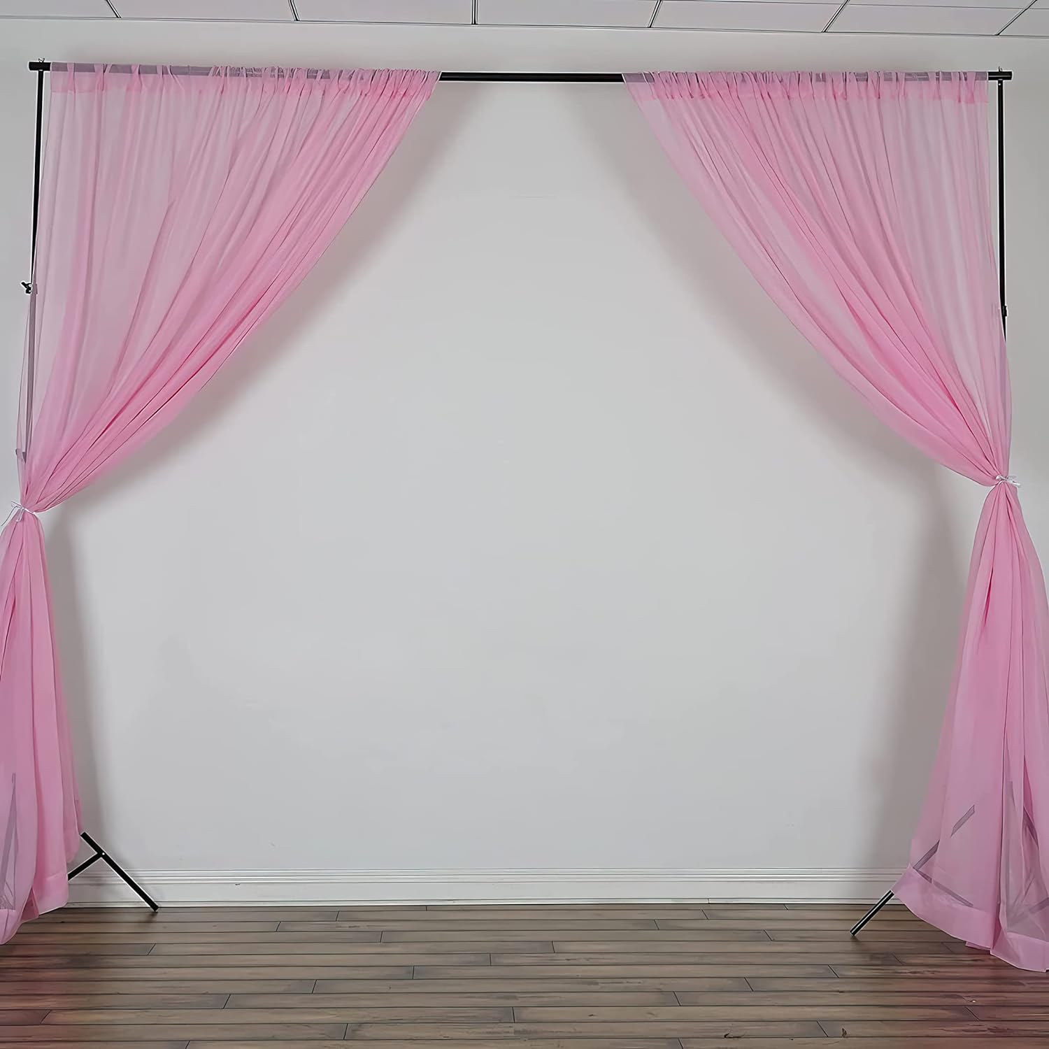 3pcs Pink Curtains to decorate your home