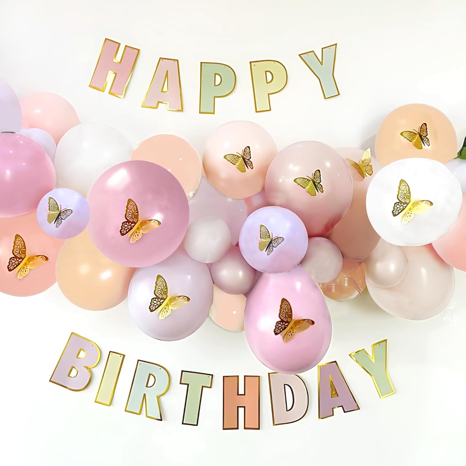 Pastel Balloons for Birthday Decoration