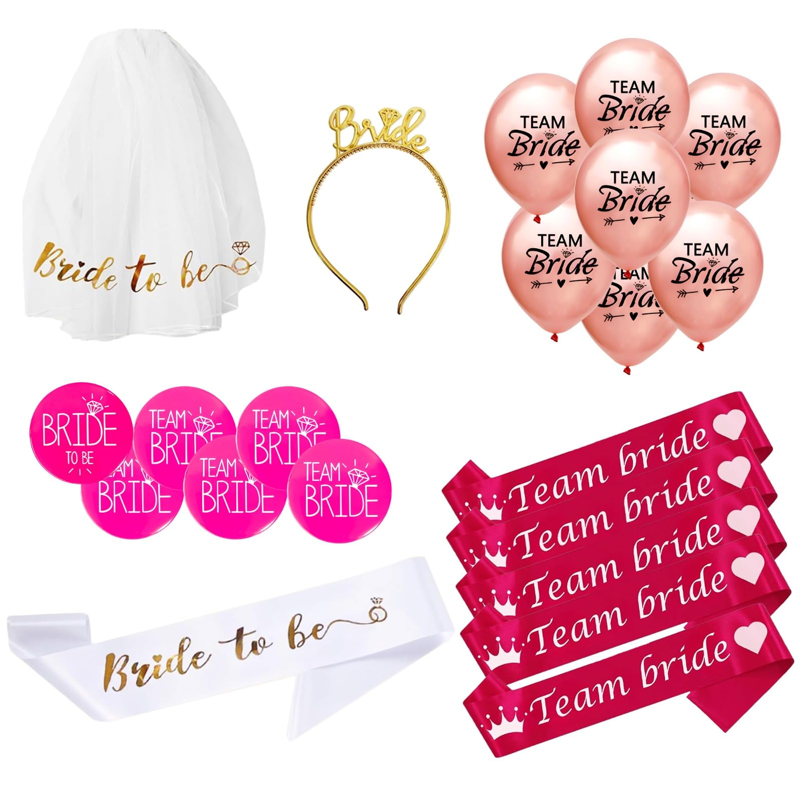 Bride To Be Decoration Set- 23Pcs