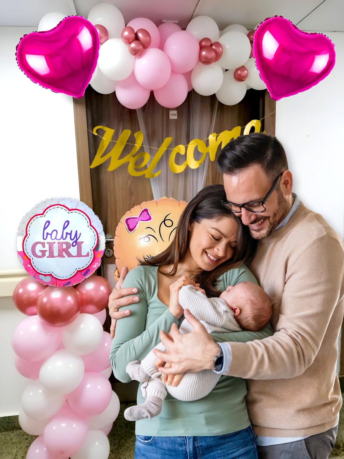 Baby Girl Welcome Decoration Kit
