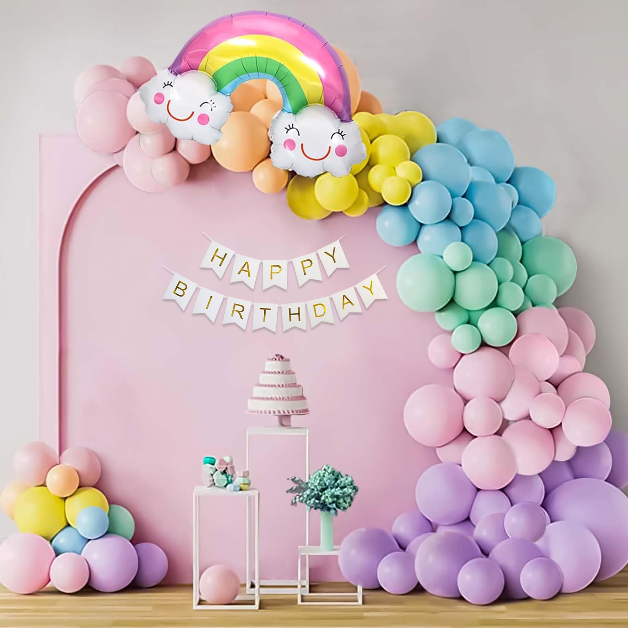 Pastel Birthday DIY Decoration Items
