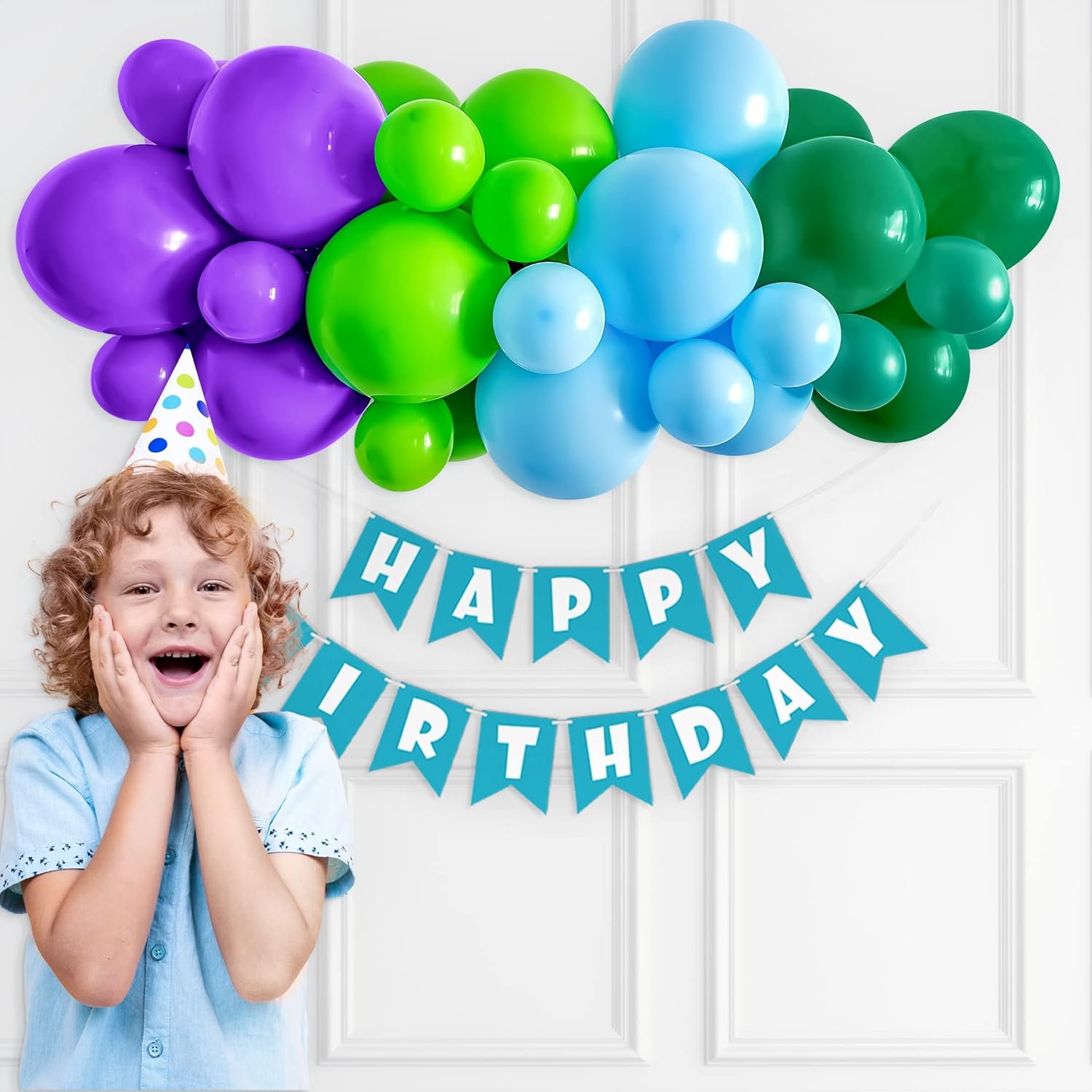 Babies Birthday Decoration with vibrant colors