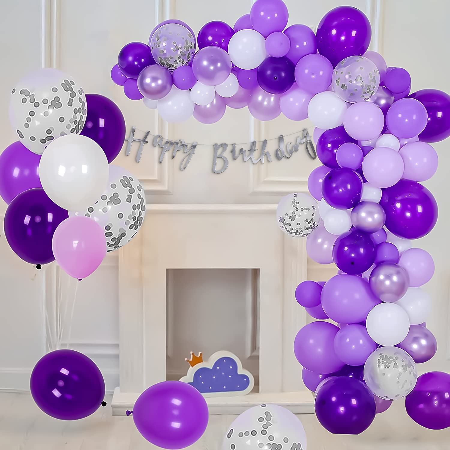 purple decoration kit