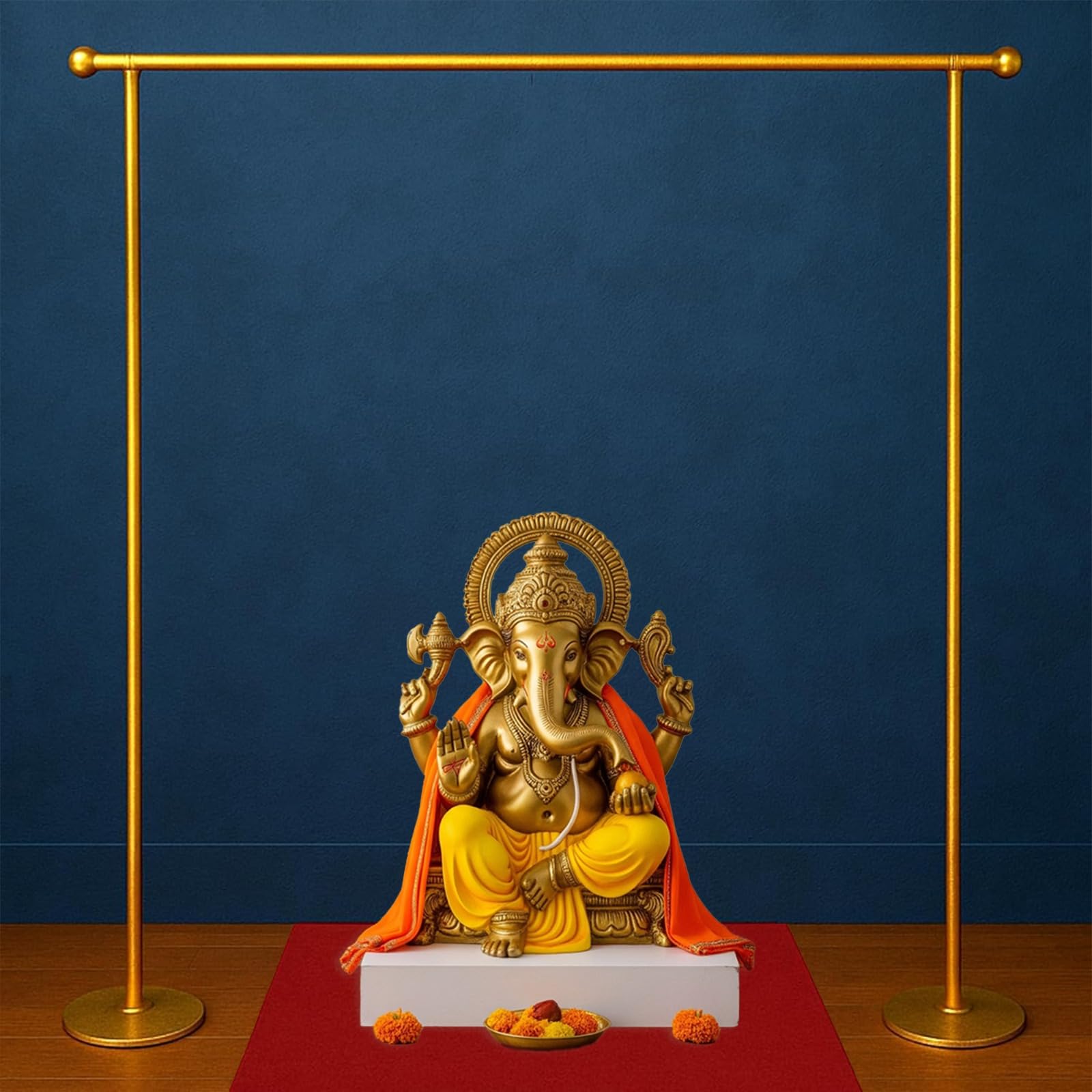 Ganpati Golden Stand