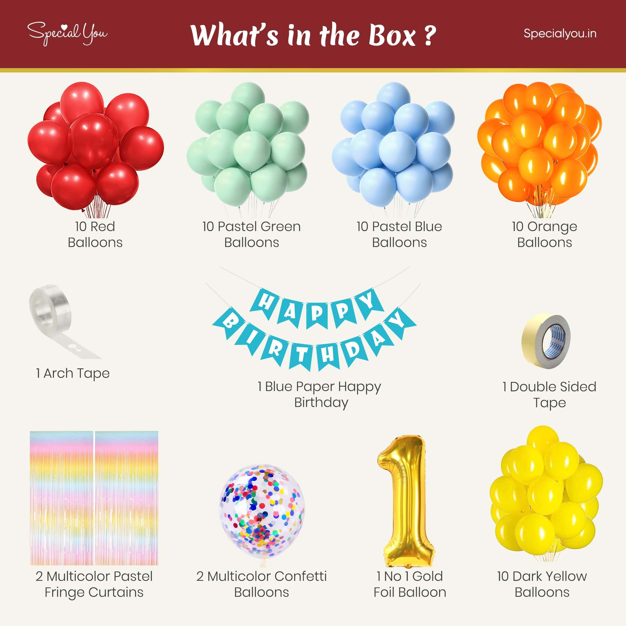 birthday decoration items