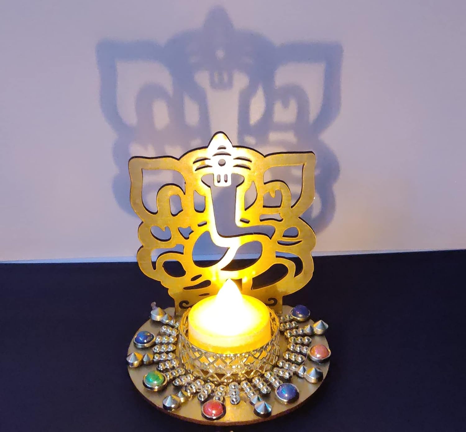 ganesh ji t light candle holder