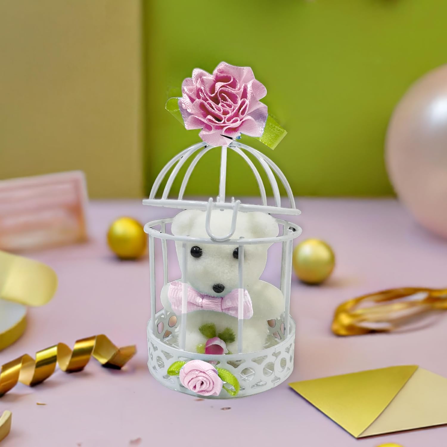 Pink Teddy Cage Gift