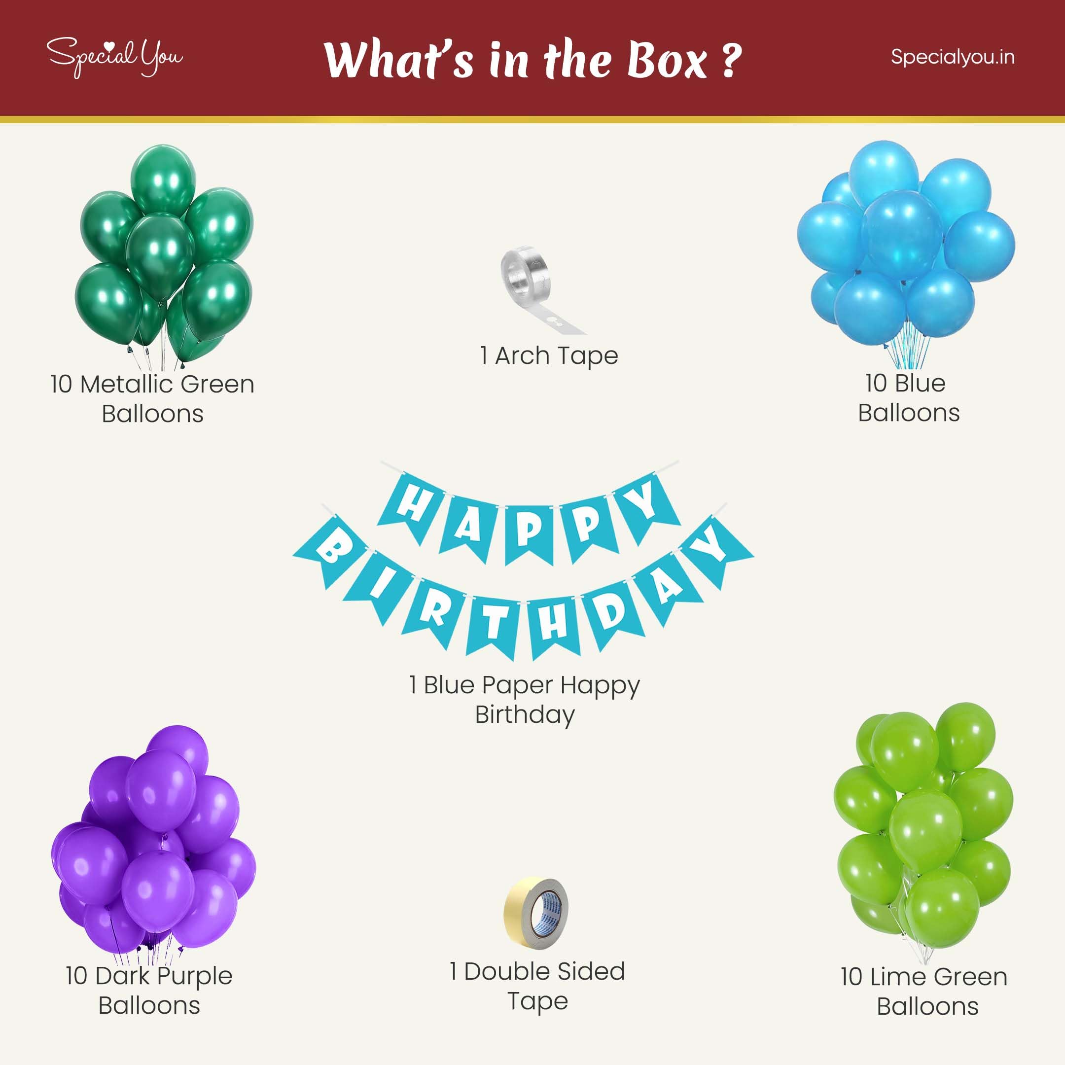 Babies Birthday Decoration with vibrant colors
