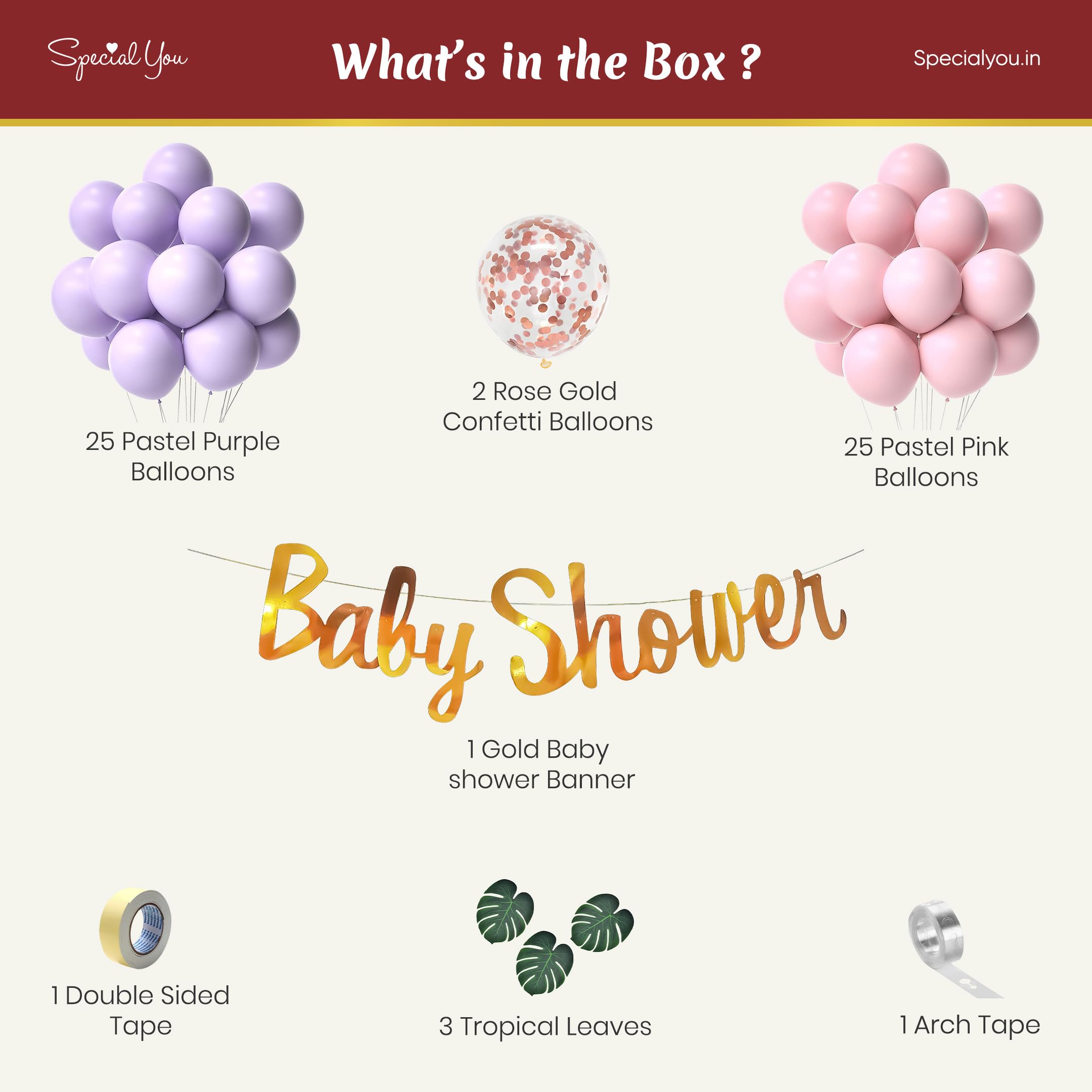 Fascinating décor with DIY Baby Shower Kit