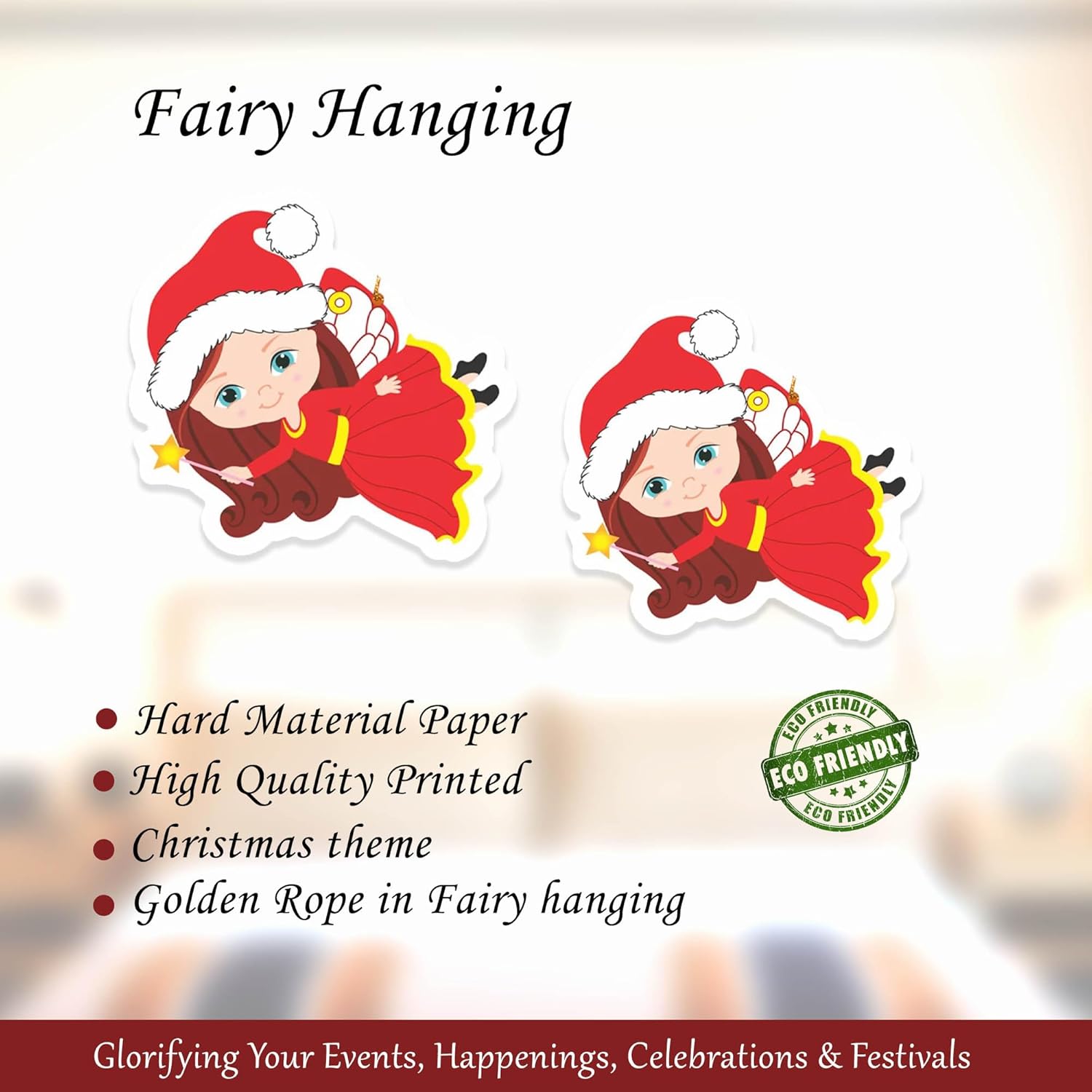 Hanging Fairy for Christmas Decor- 20 Pcs