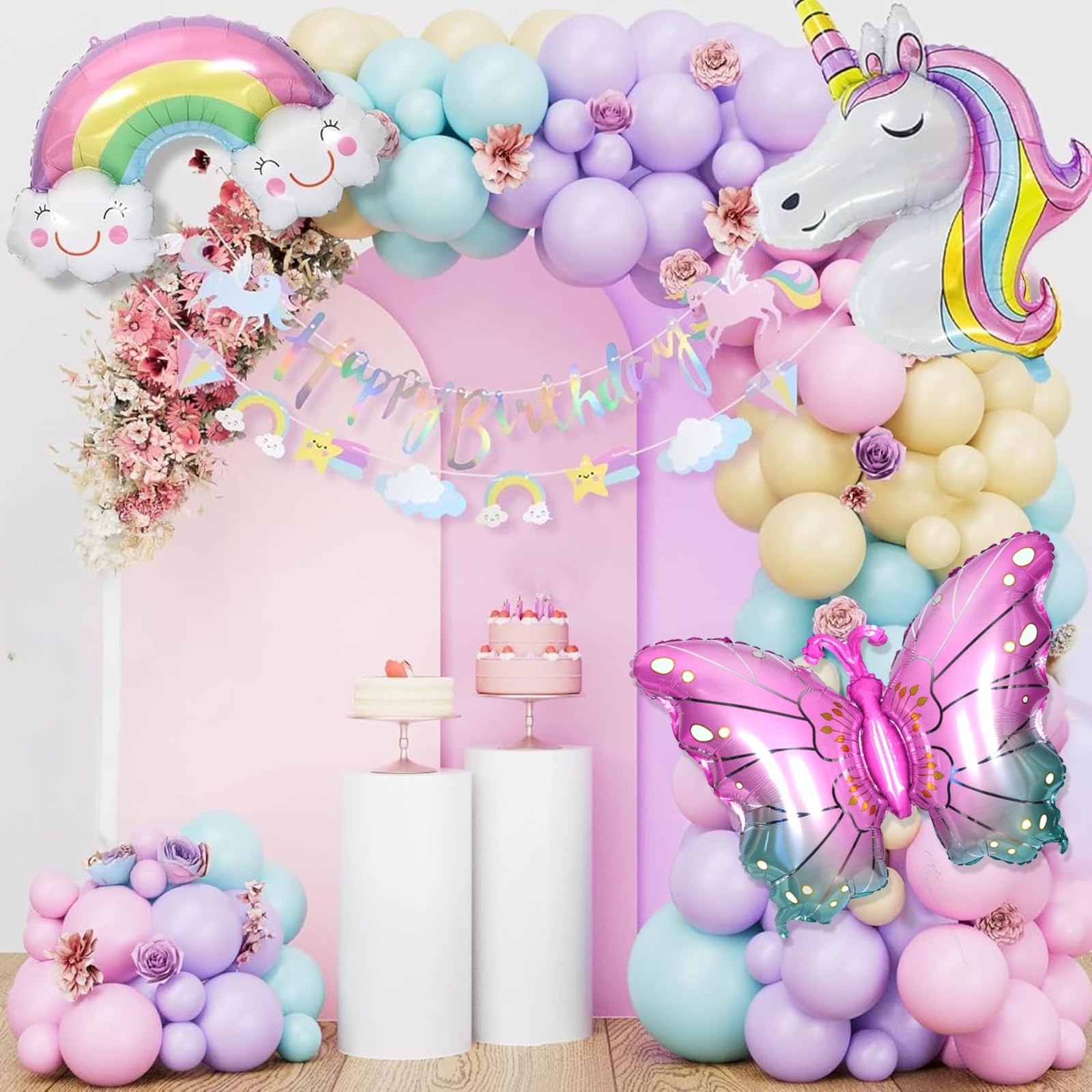 Unicorn Theme Birthday Decoration Kit