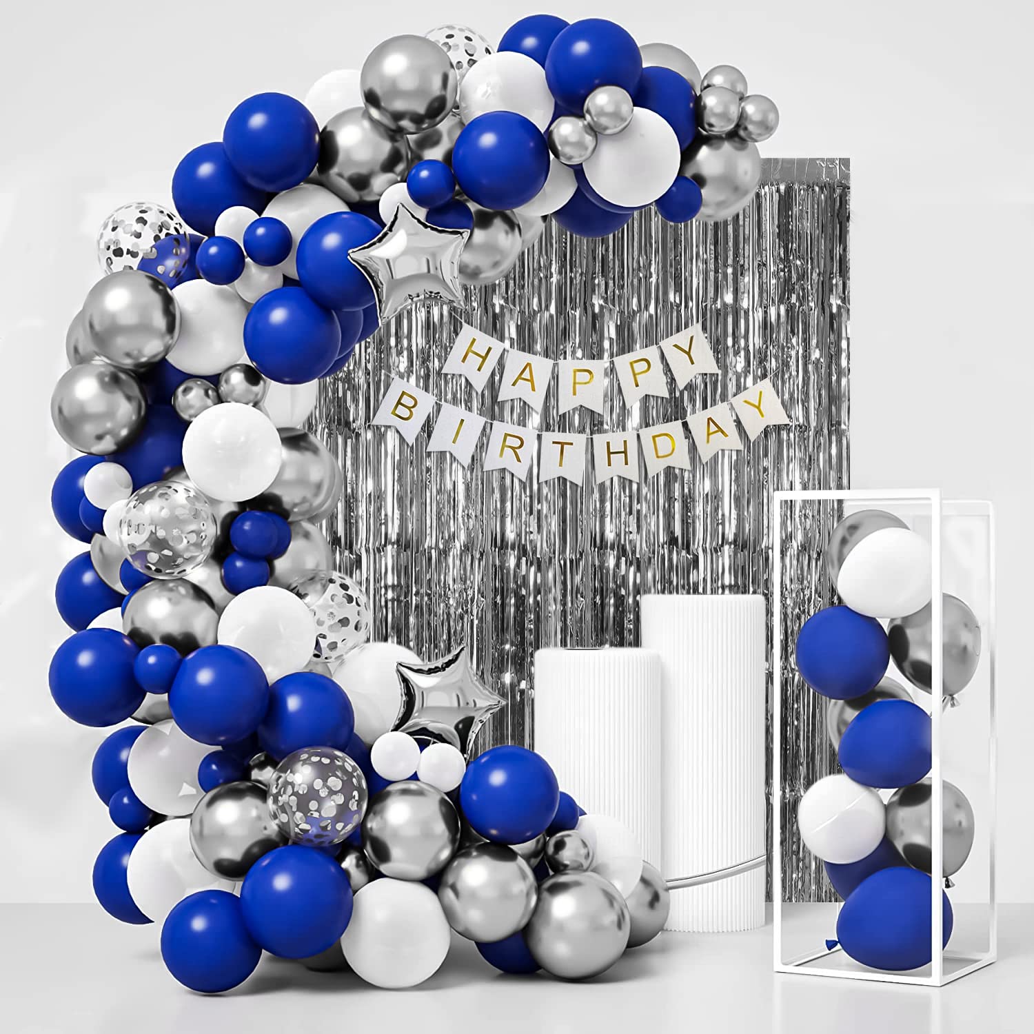 blue theme decoration