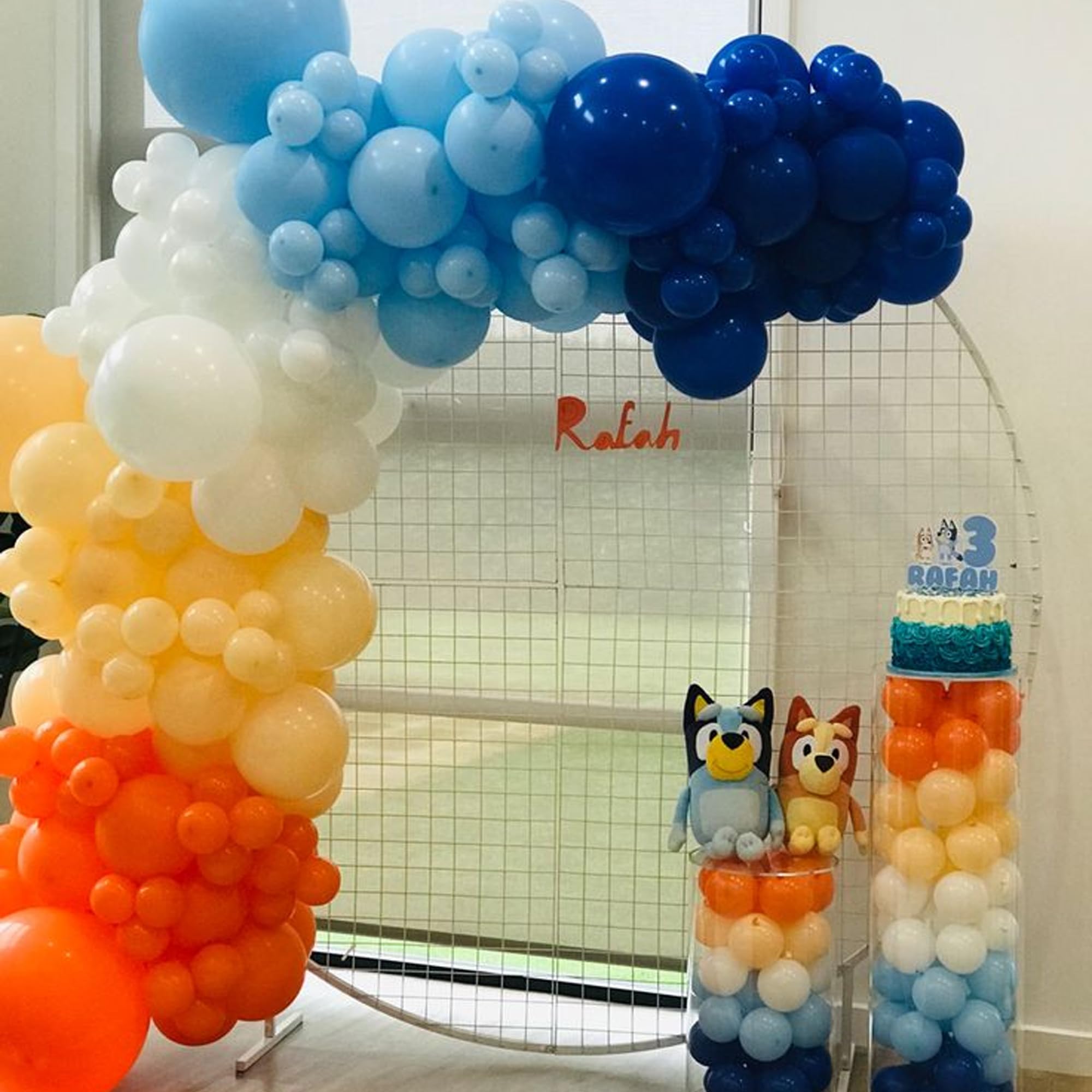 Bluey theme balloon combo
