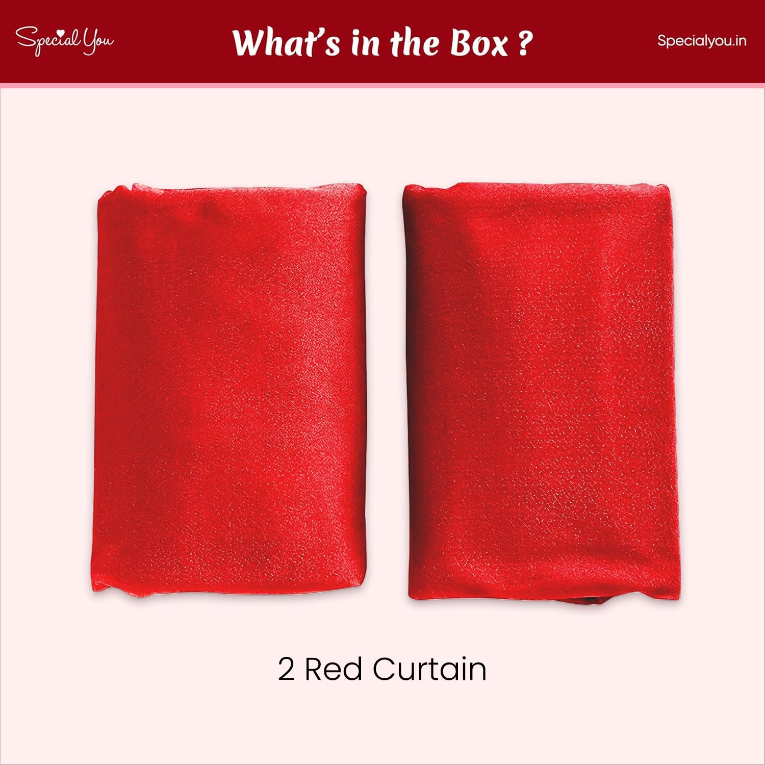 Red Curtains for Backdrop Decoration