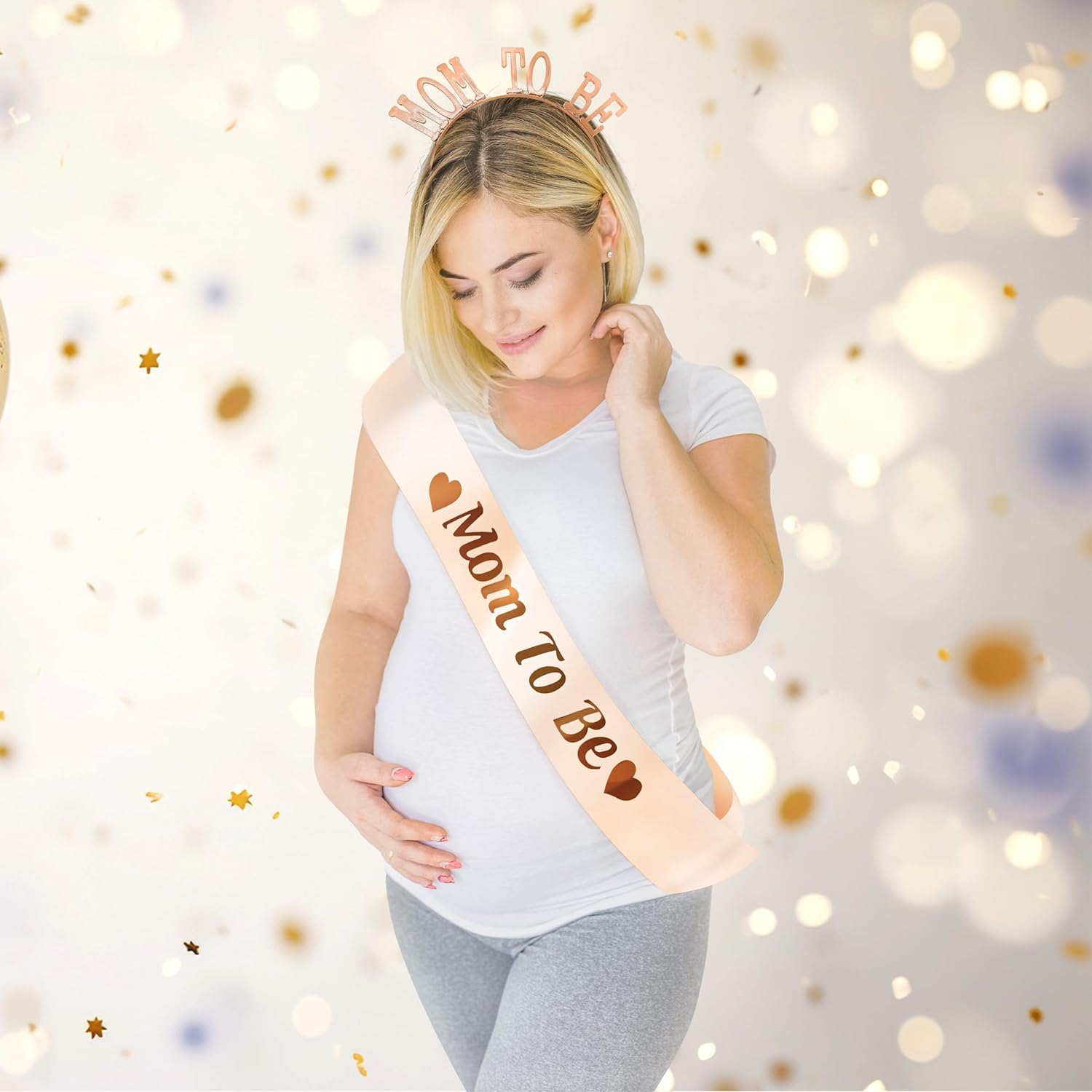 Gorgeous Mom-to-Be Sash and Headband Kit