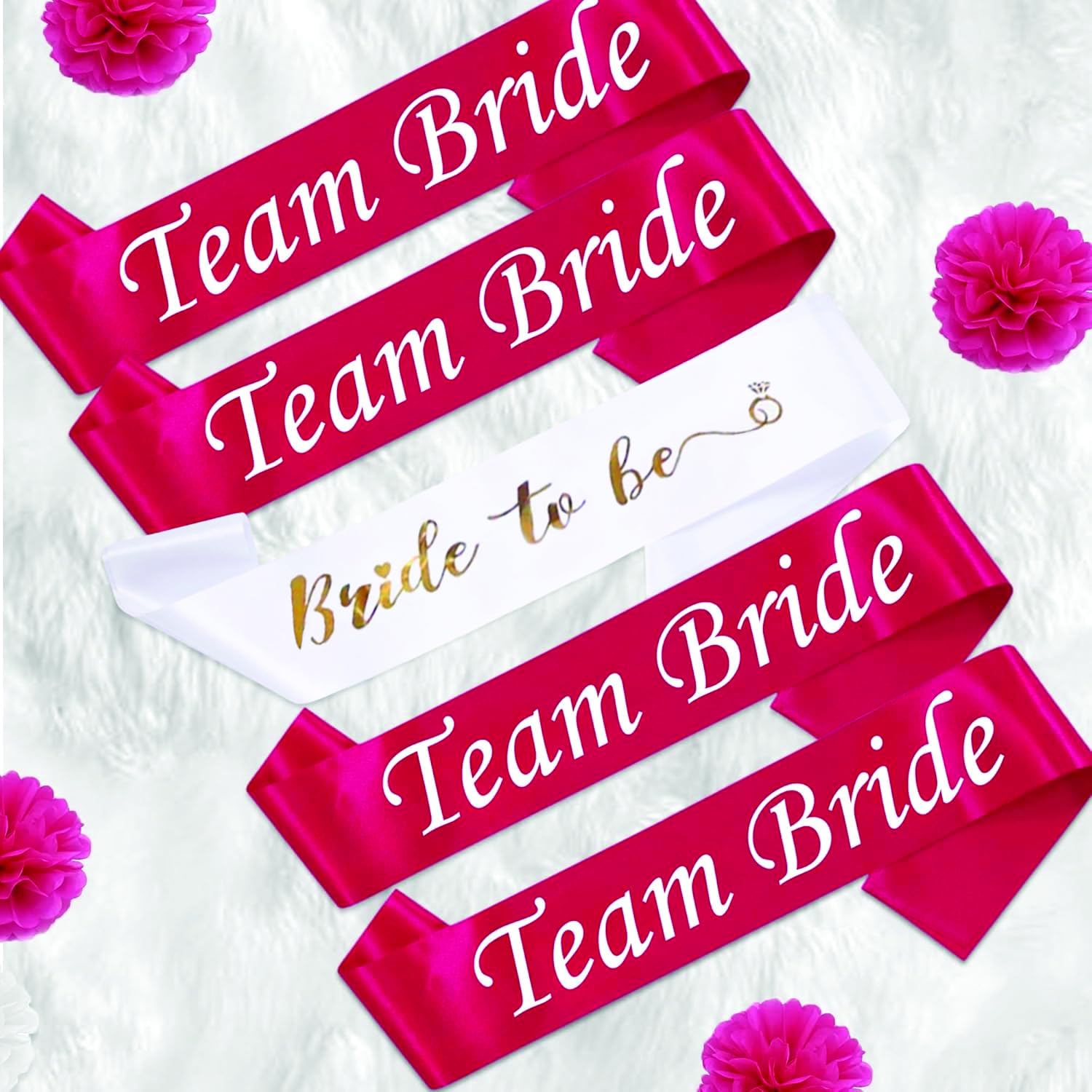 Bride to be Sash with Team Bride Sash