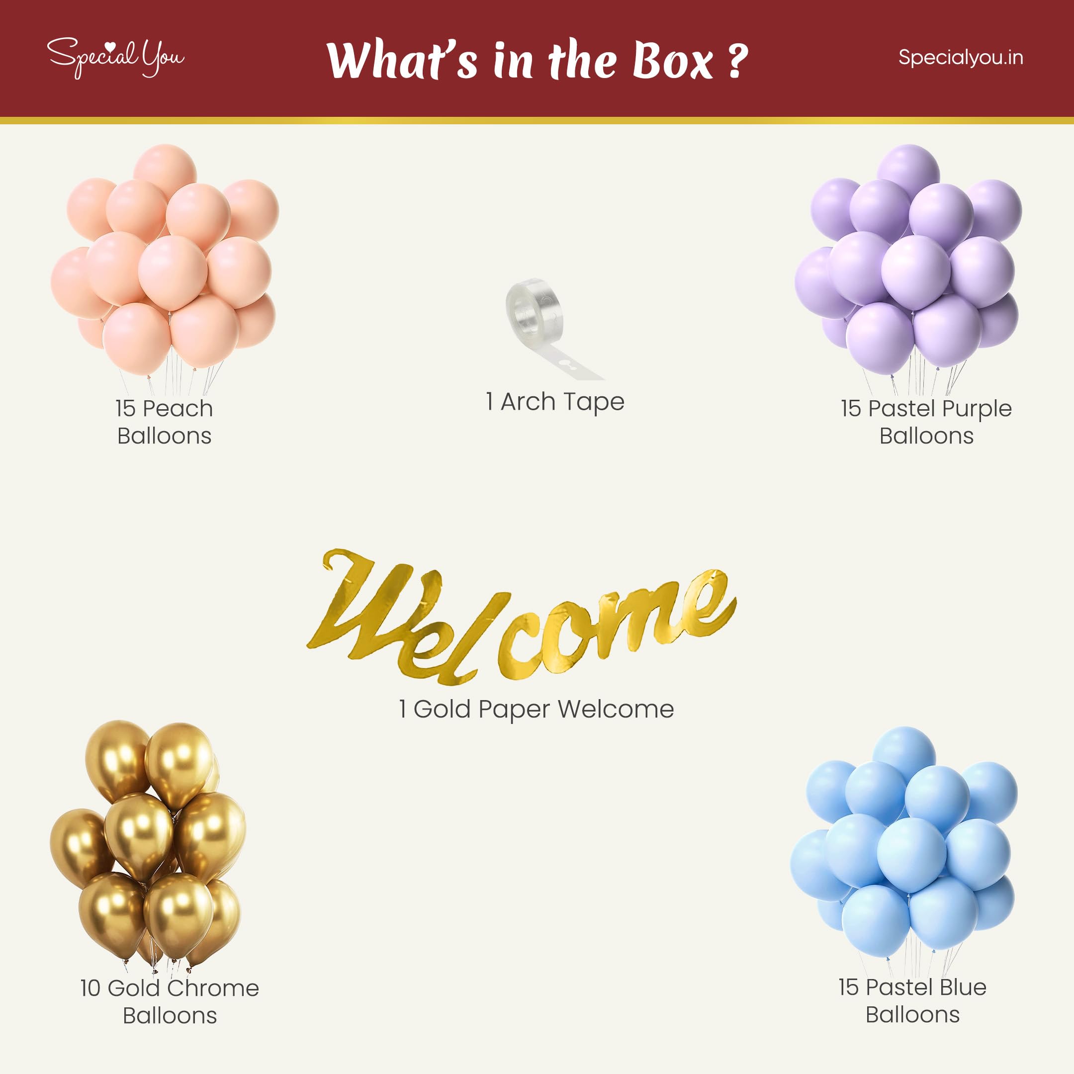 Orange and Gold Welcome Decor Kit