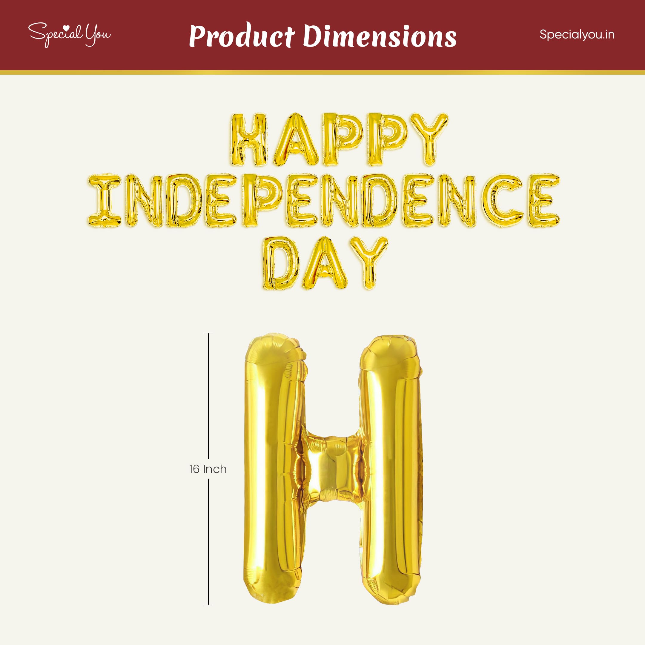 Independence Day foil balloons