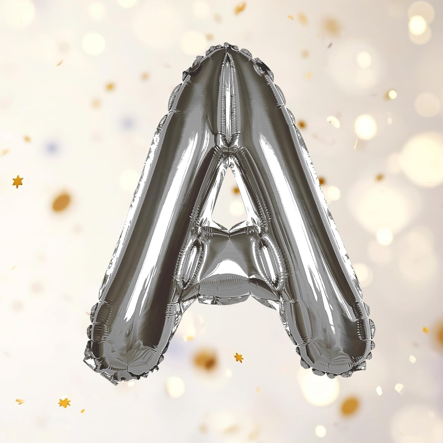 Silver A Letter Foil Balloon