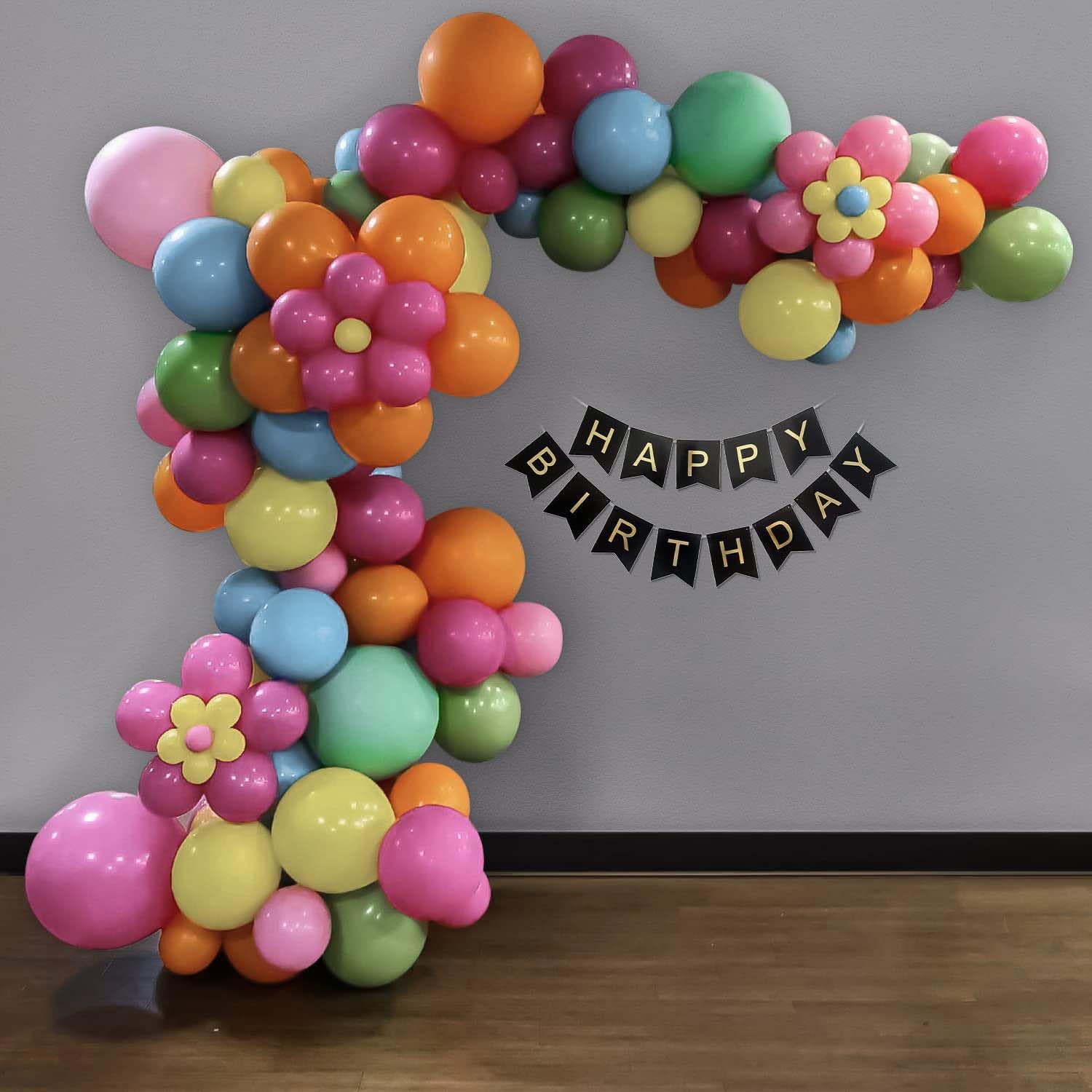 multicolor theme decoration