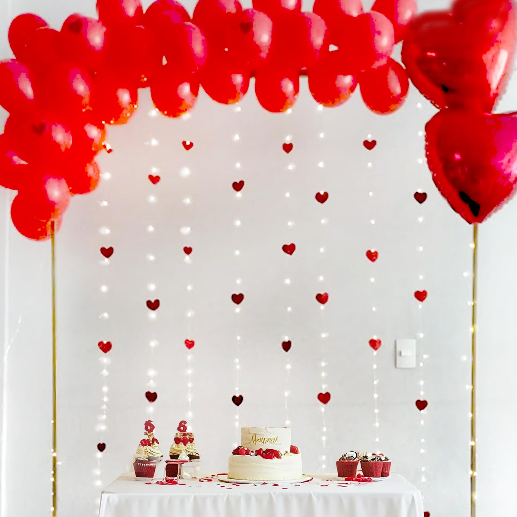 Red Balloon theme for Anniversary Decor