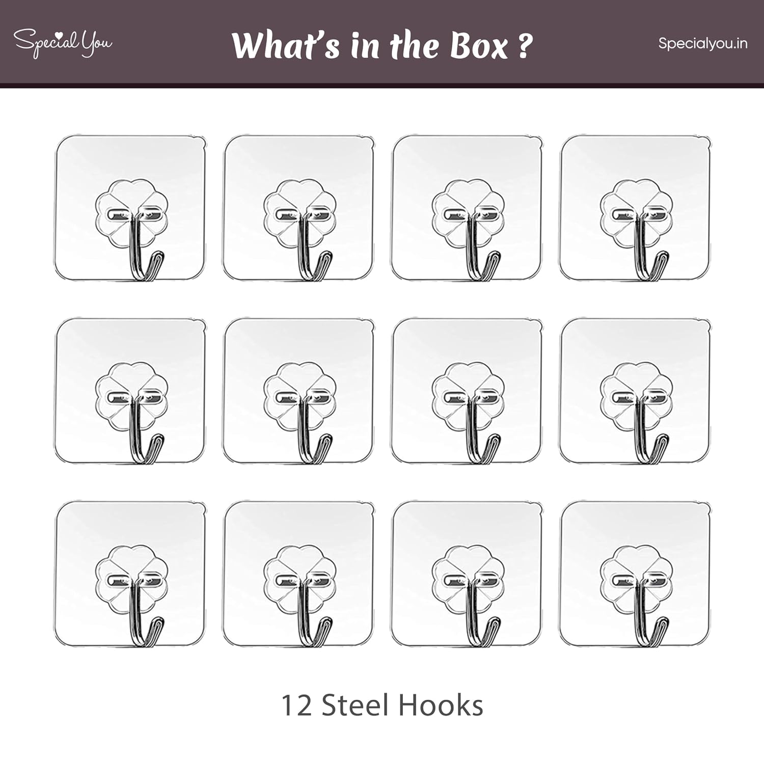 12 hooks