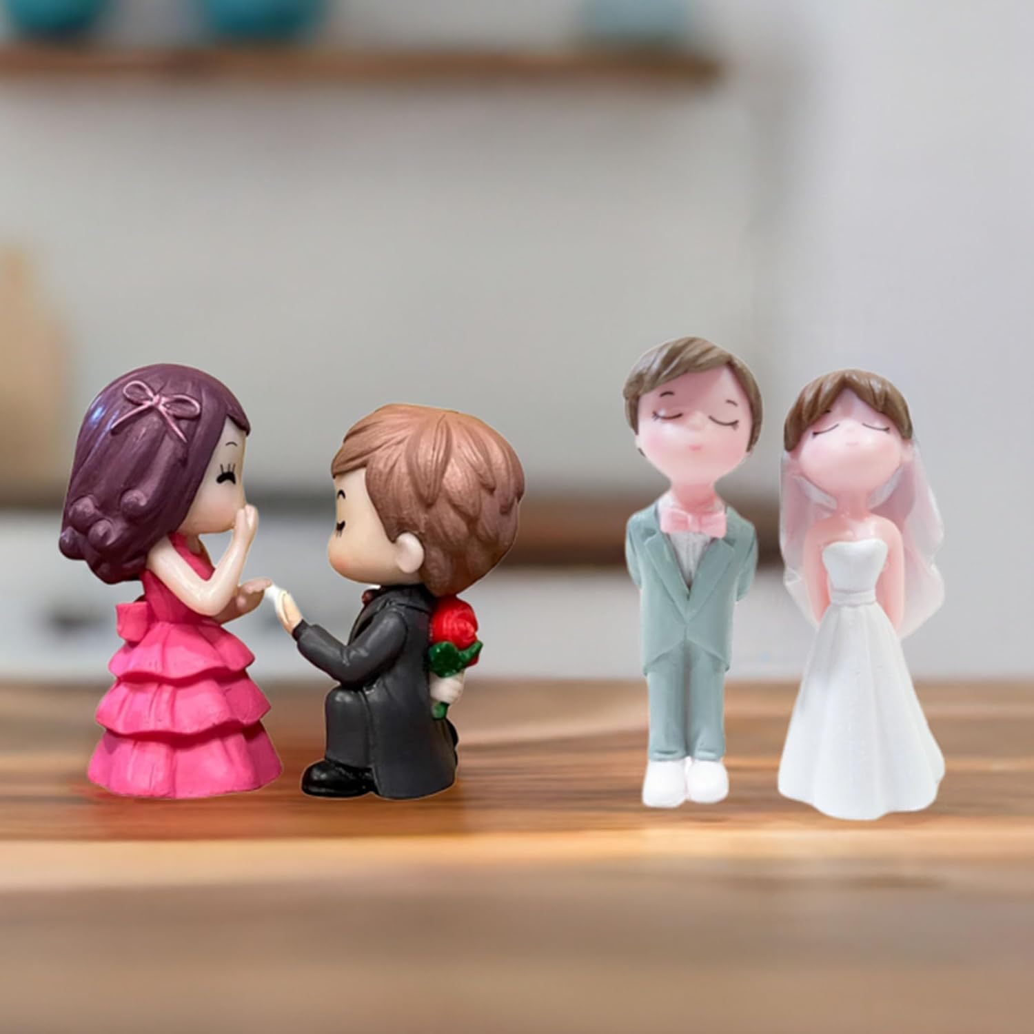 Propose & Wedding Couple Miniature Combo