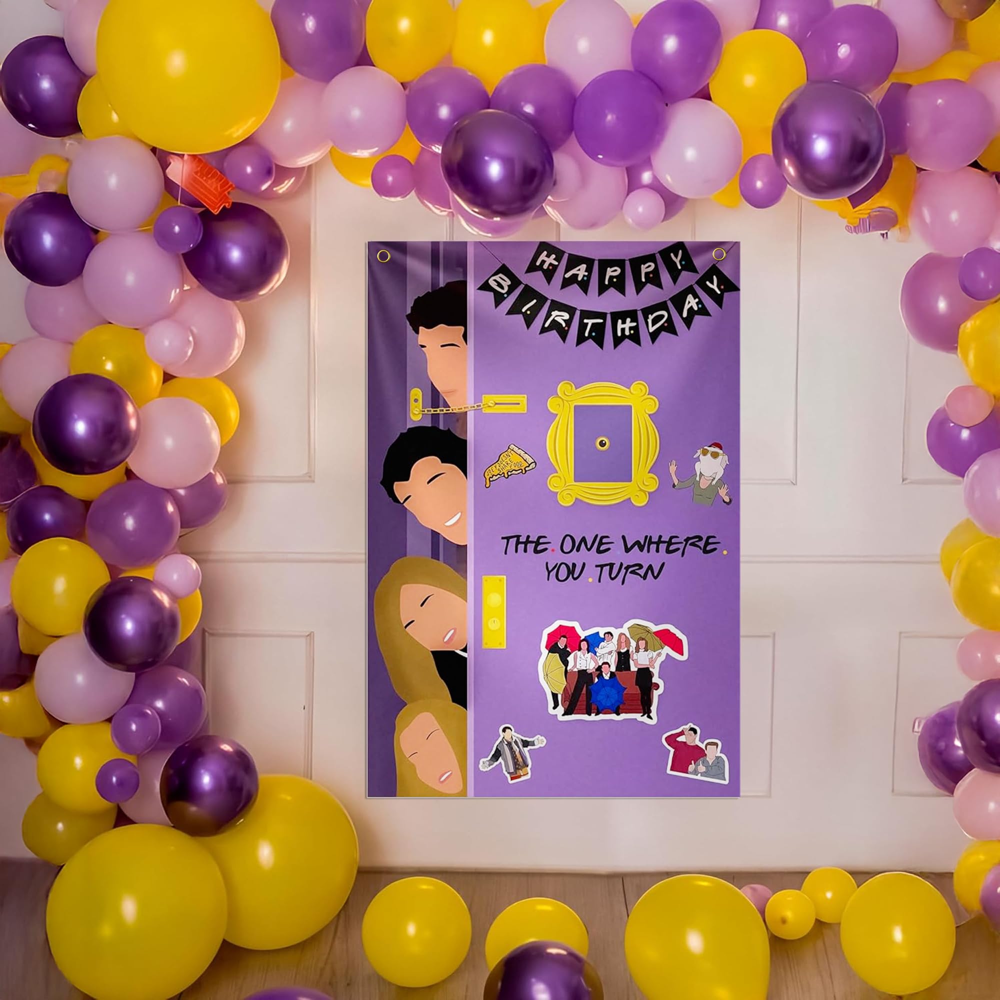 friends theme birthday decoration