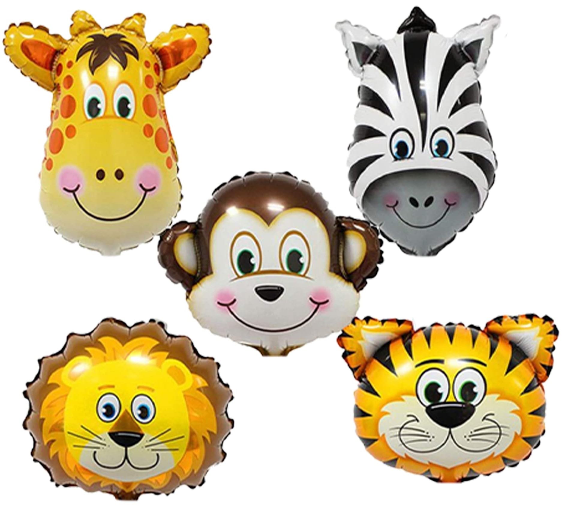 Animal Theme Foil Balloons for kids pack of 5