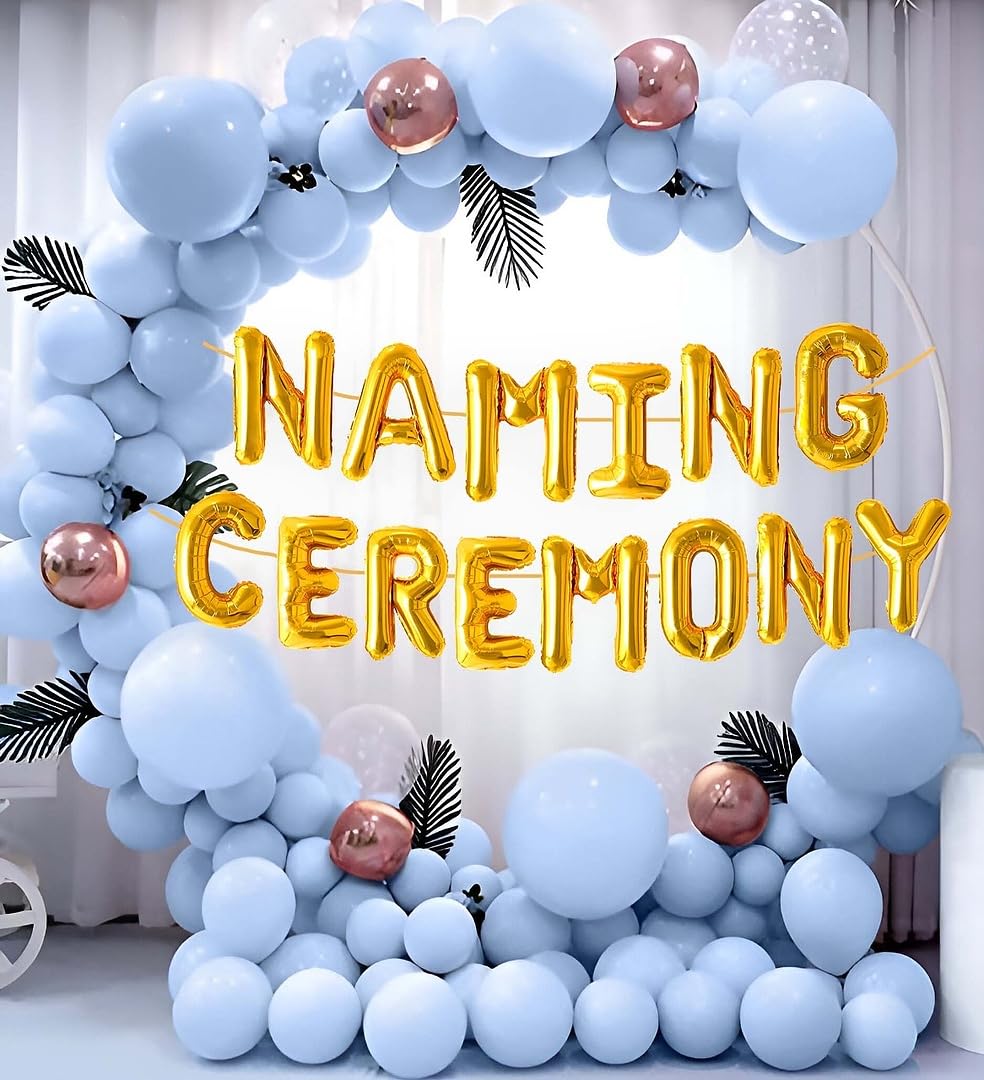 Dreamy blue decor DIY Naming Ceremony kit