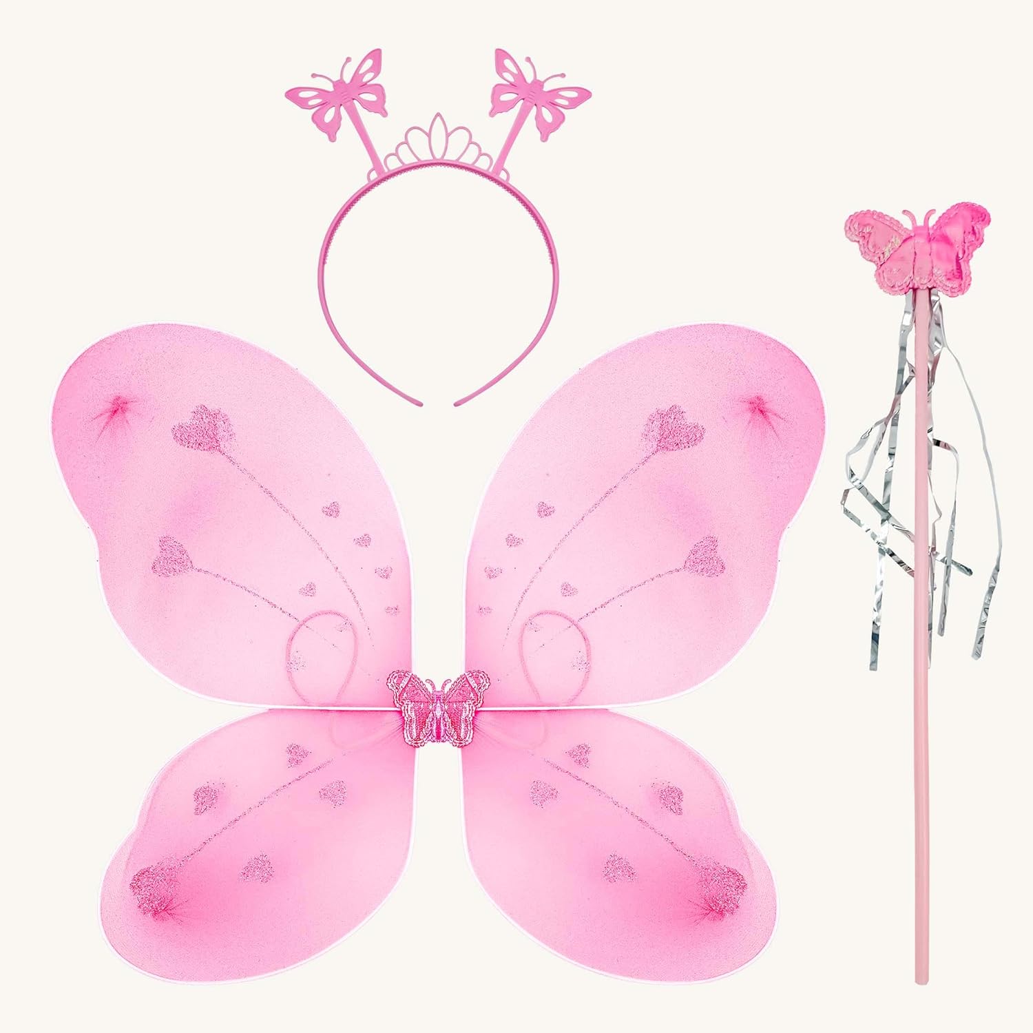 Pink Fairy Butterfly Wings