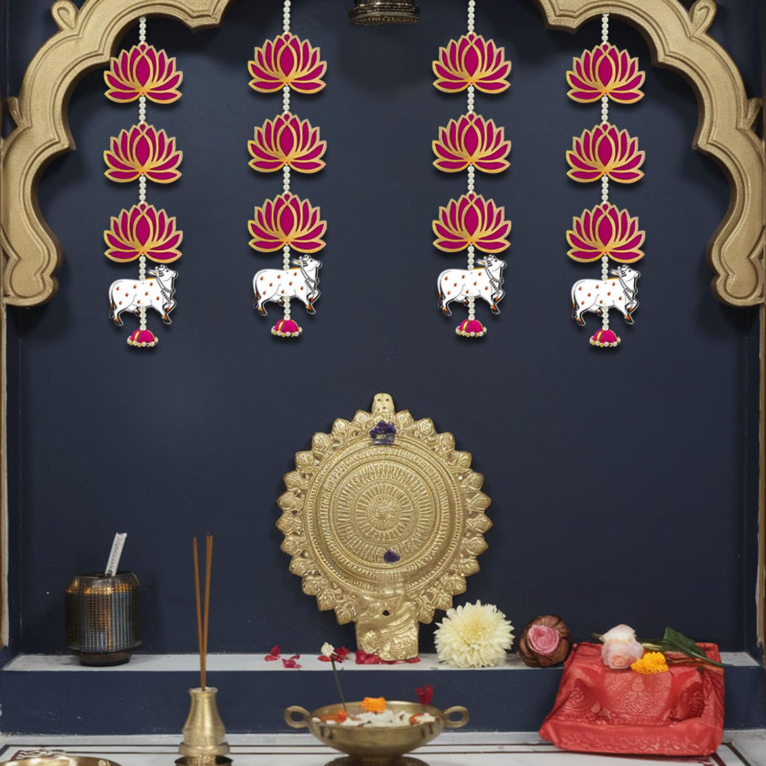 Lotus Hanging for Ganpati Decor