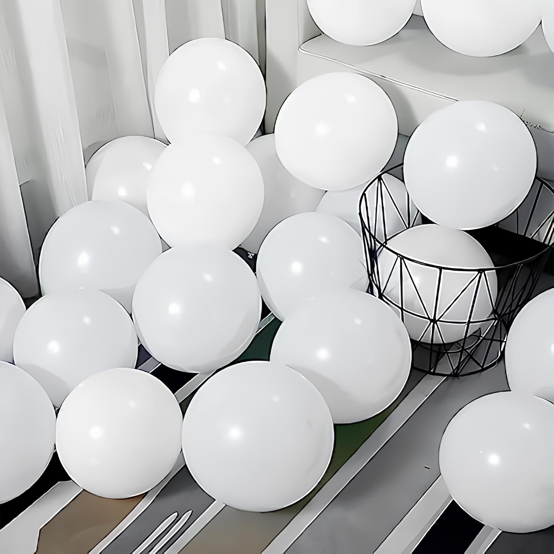 White Balloons for party decoration pack of 50 pcs - Special You