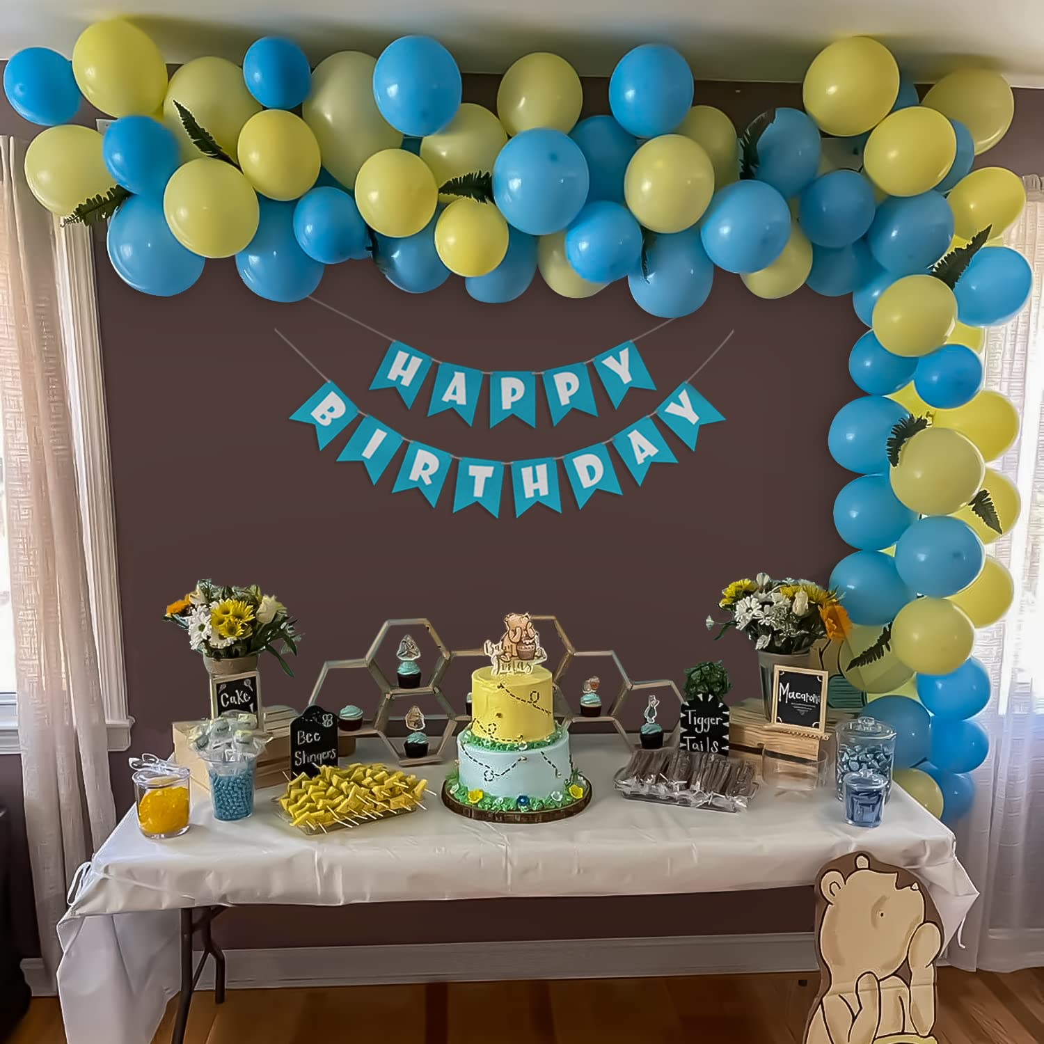 blue balloons