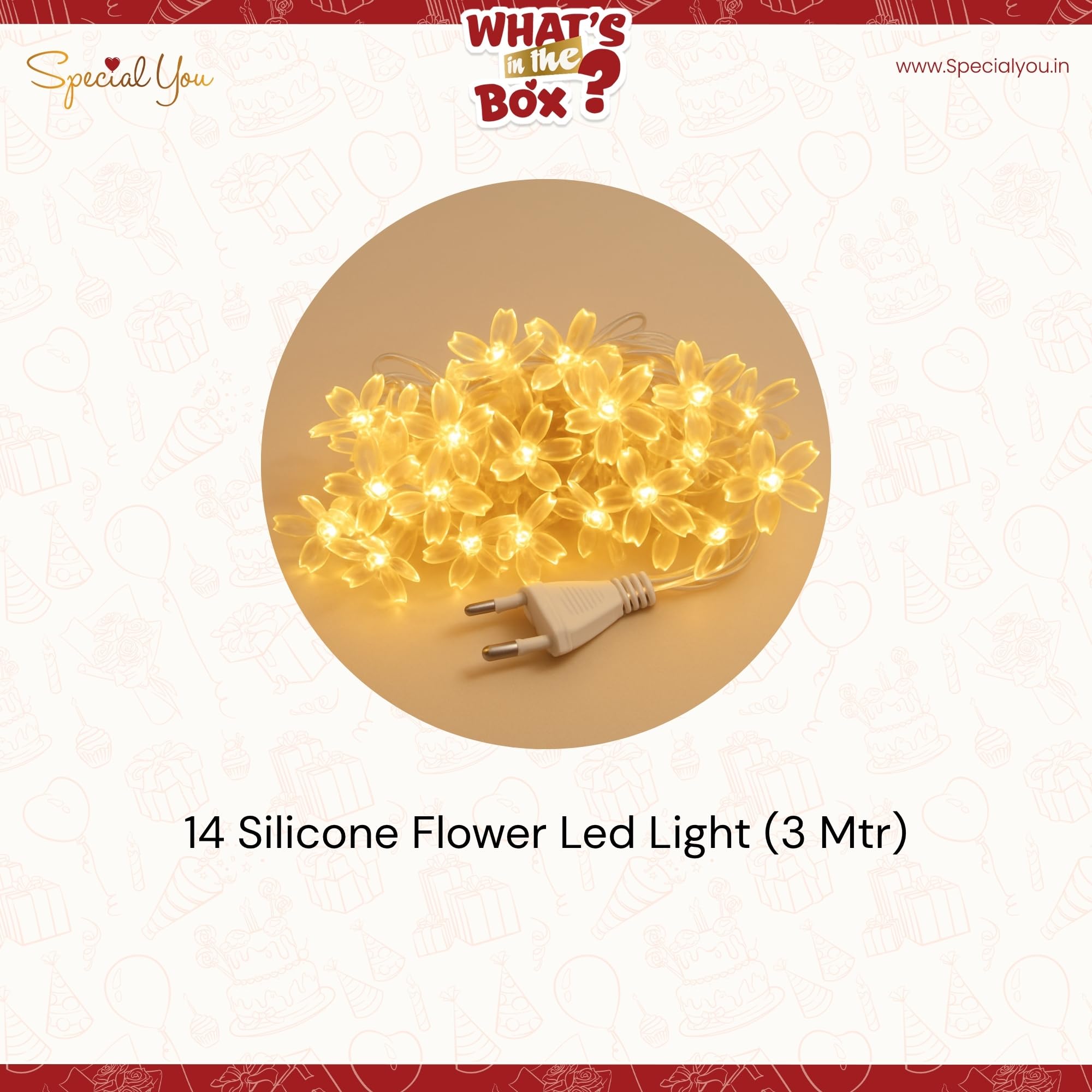 Golden Blossom Fairy light