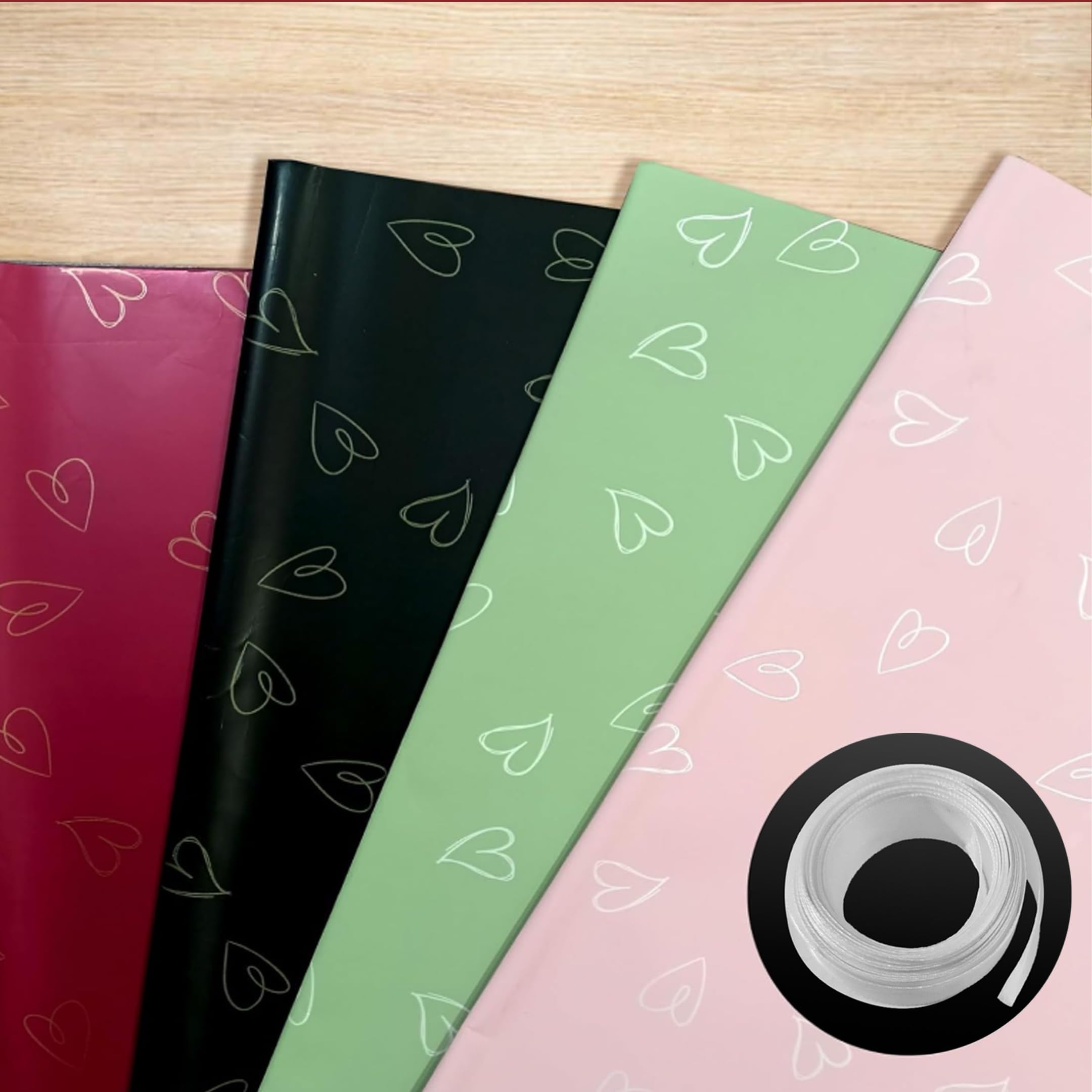 Gift Sheets (Heart)-6 Sheets