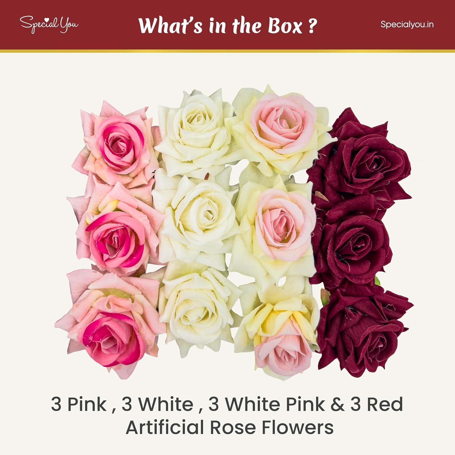Beautiful Rose Flower Decoration Kit