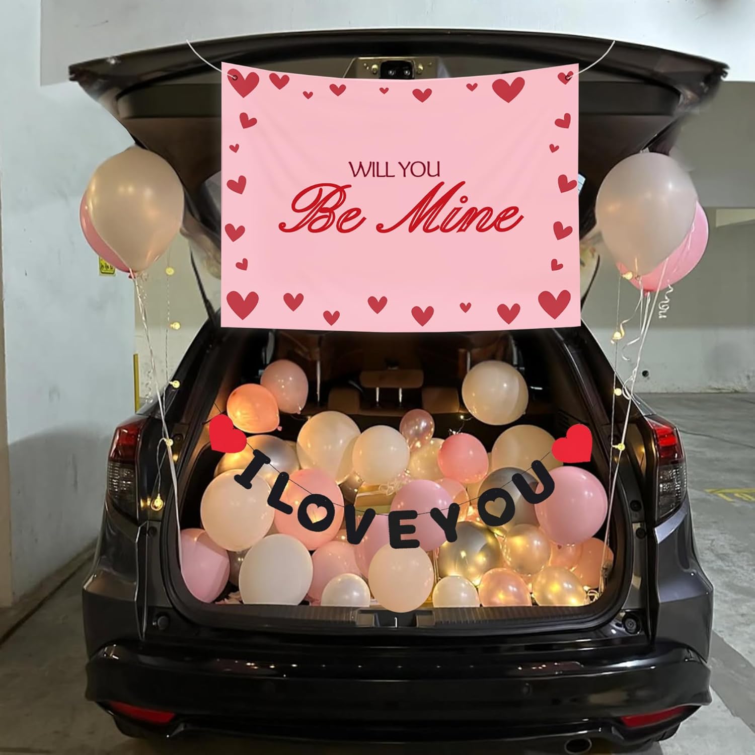 Car theme balloon combo with backdrop