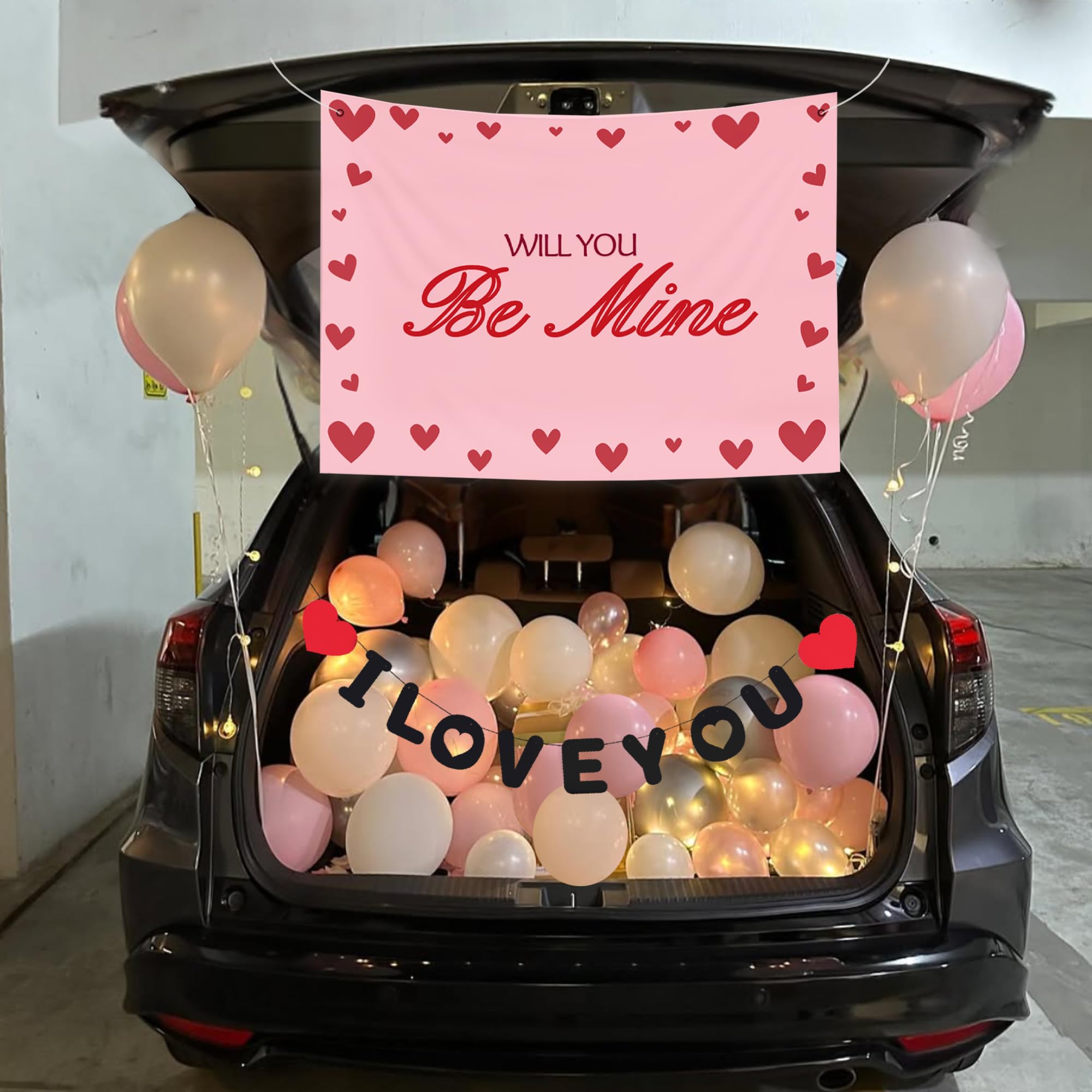 Car theme balloon combo with backdrop