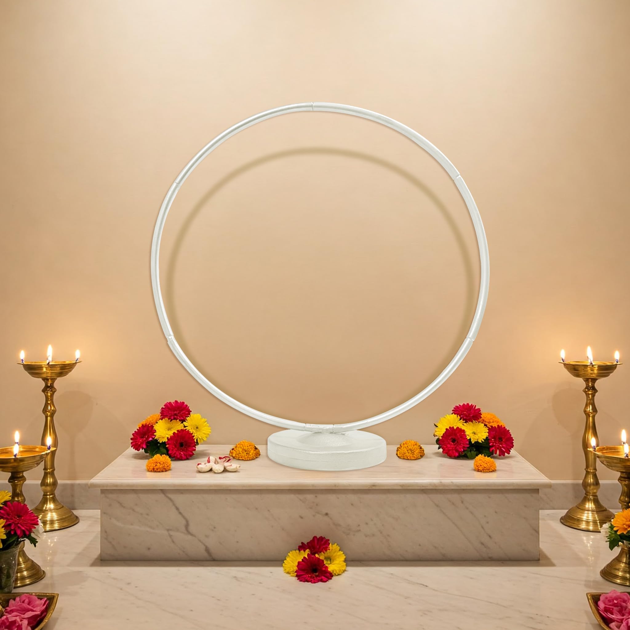 Diwali PVC Round Stand for Decor