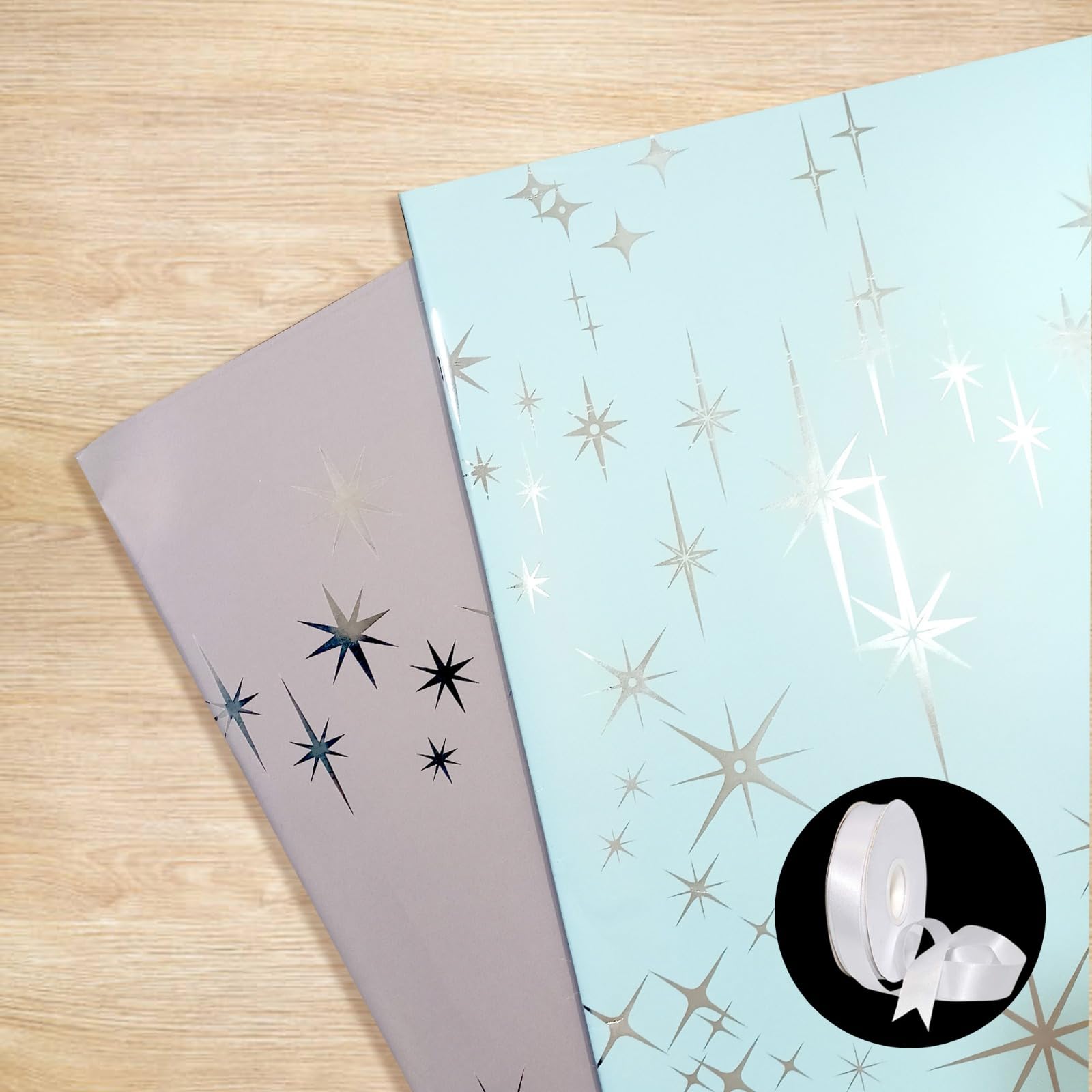 Gift Wrapping Sheets (Star)-6pcs