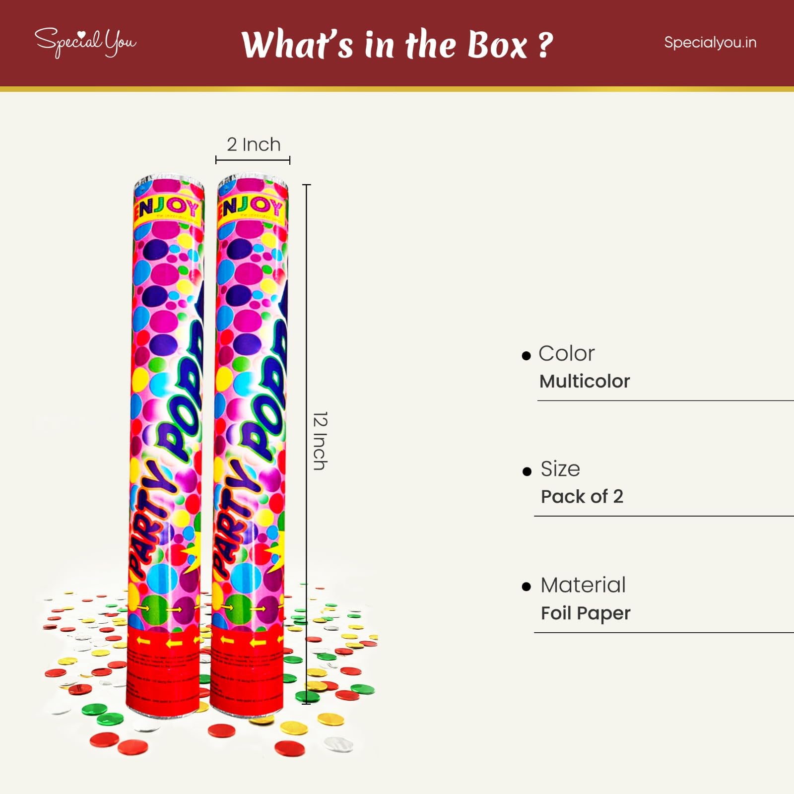 party poppers